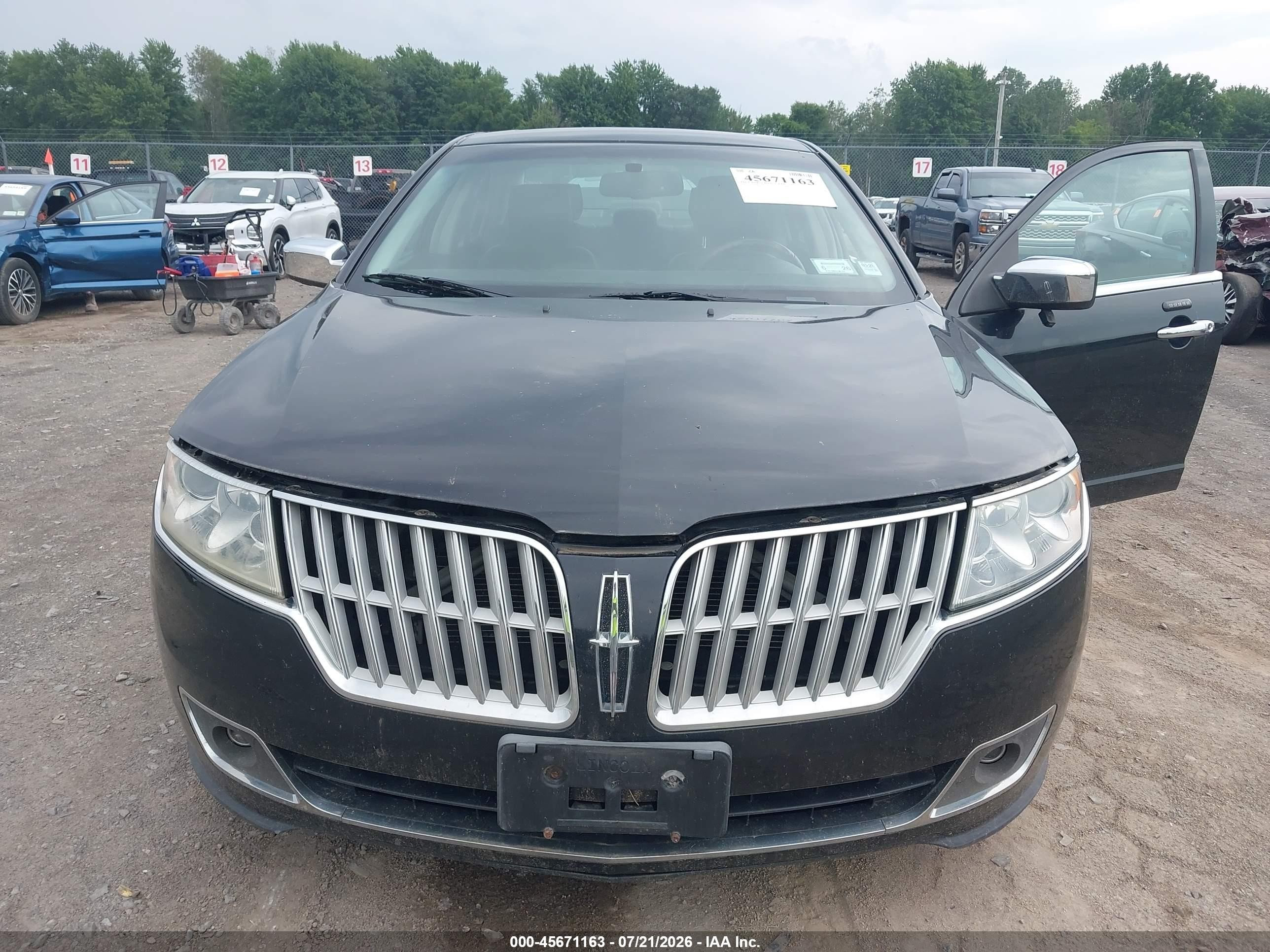2011 Lincoln Mkz   Black vin: 3LNHL2JC2BR771735