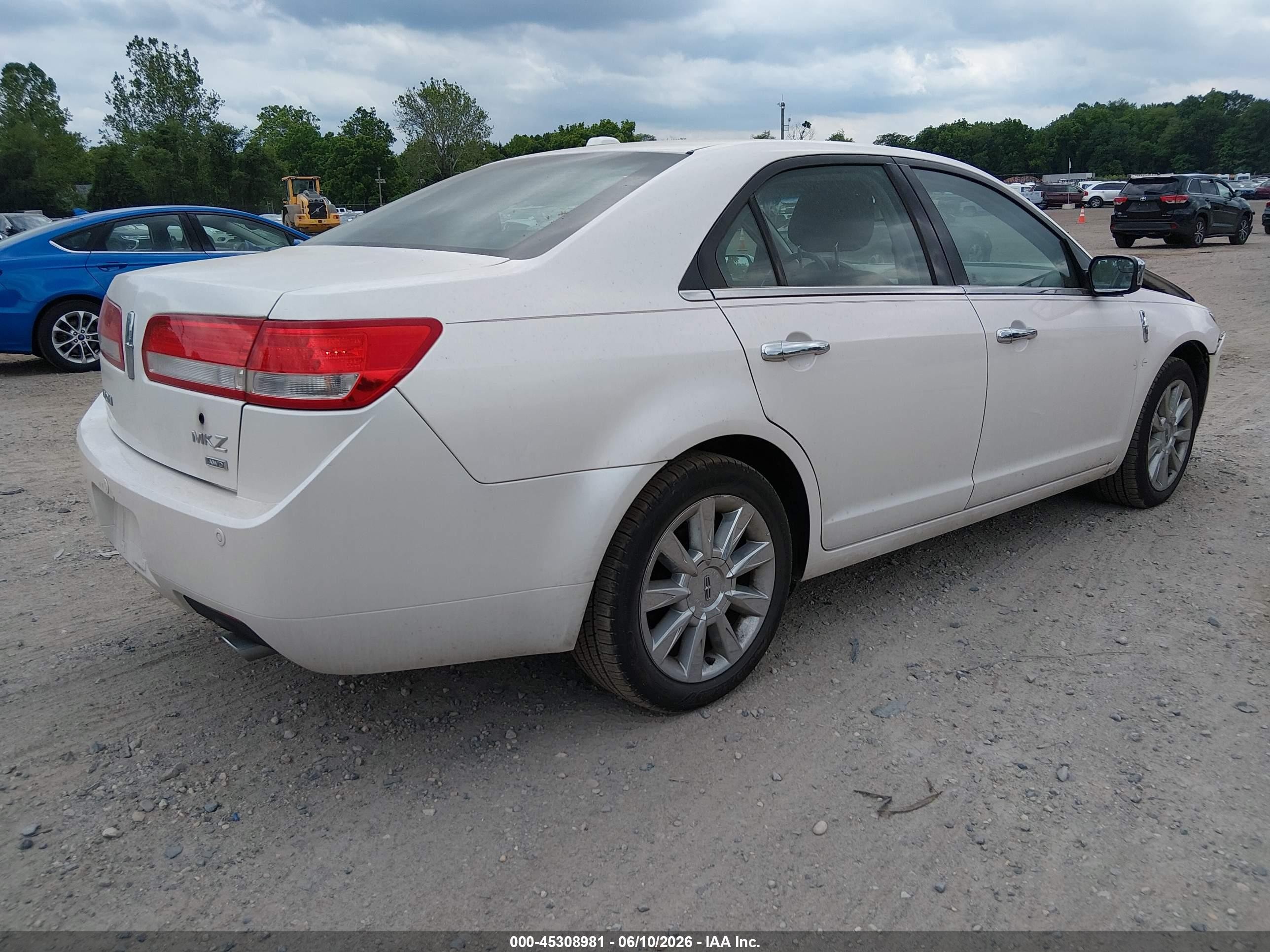 2011 Lincoln Mkz   White vin: 3LNHL2JC2BR775588