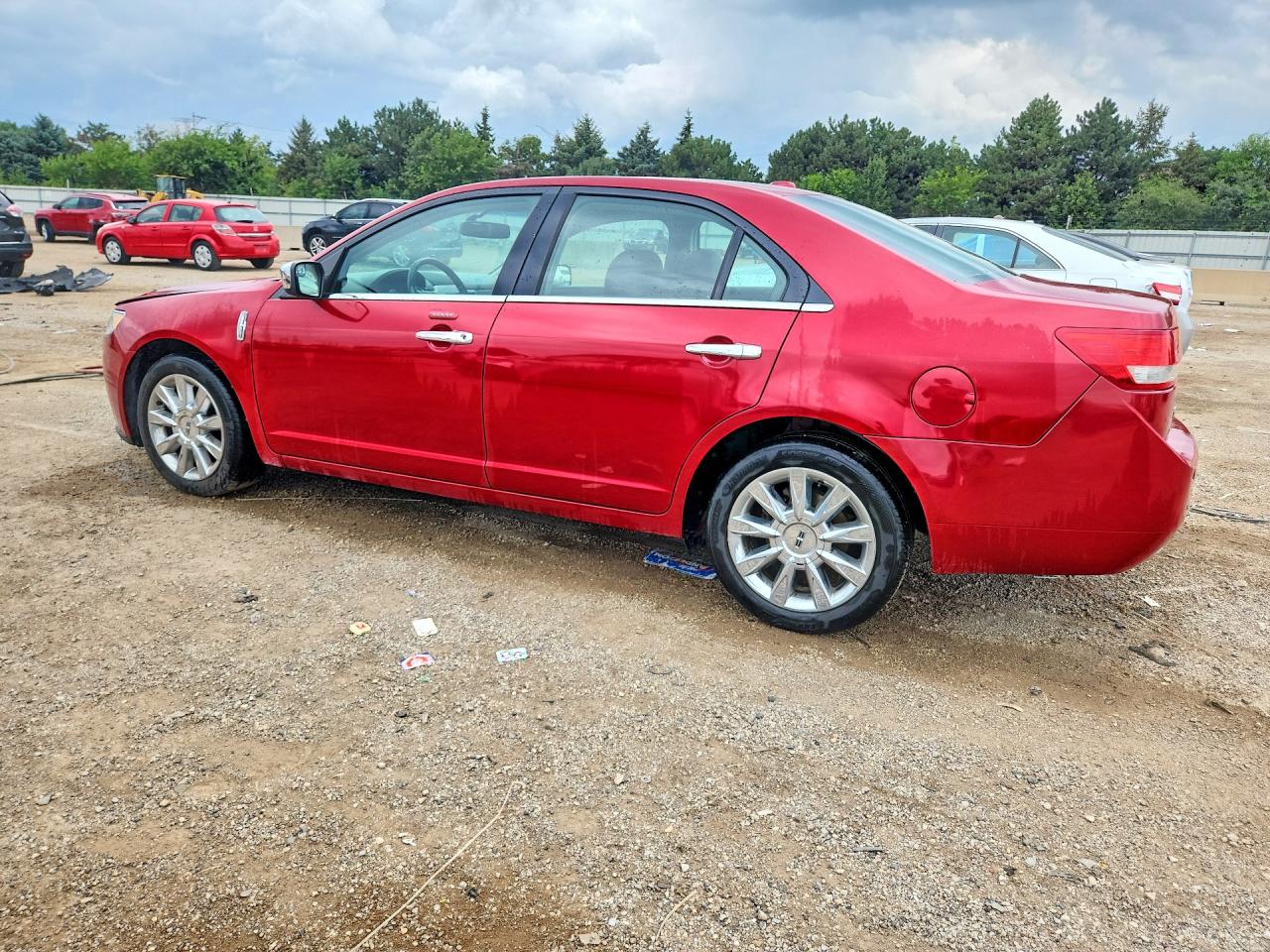 2012 Lincoln Mkz Red vin: 3LNHL2JC2CR824242
