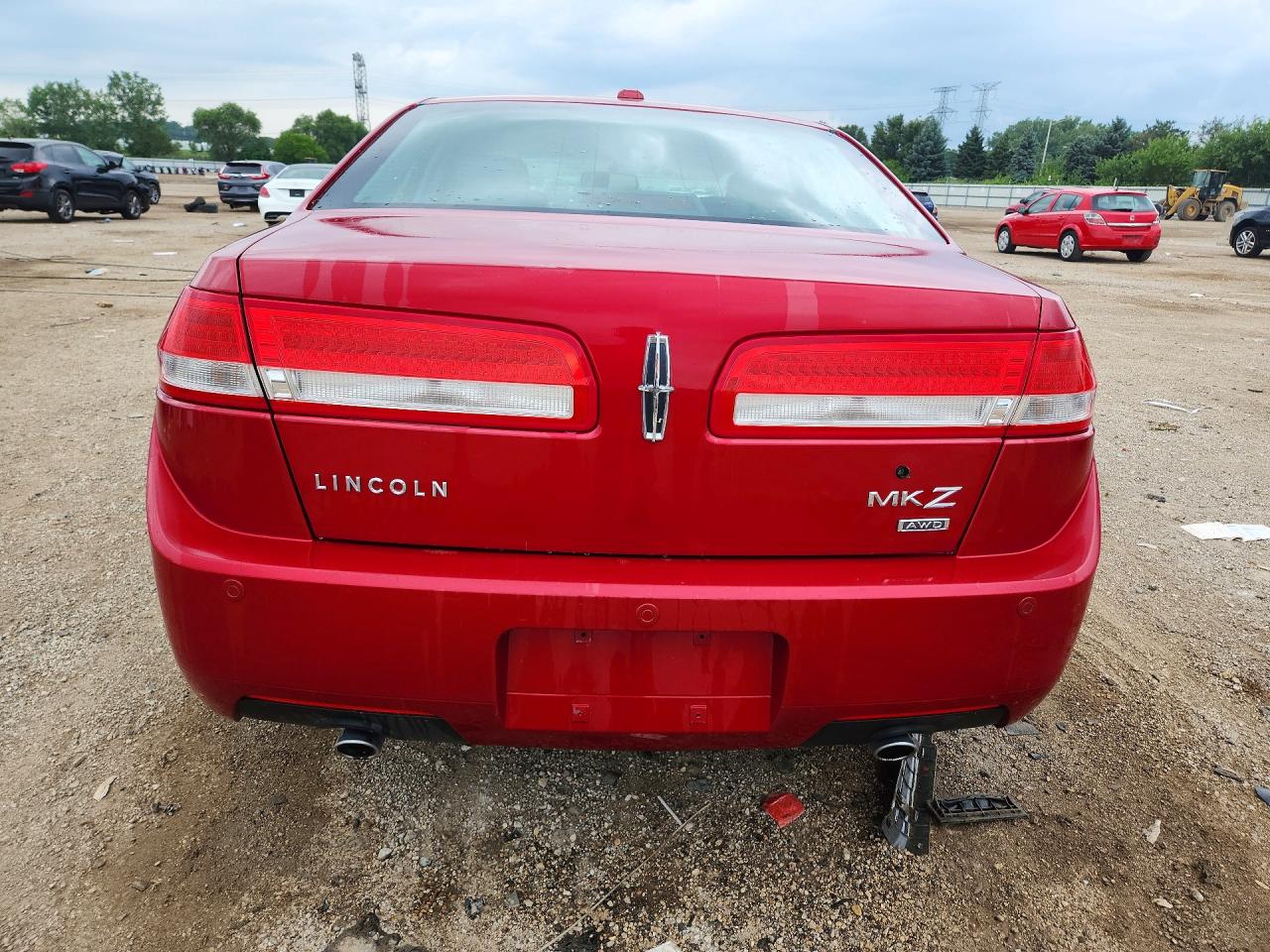 2012 Lincoln Mkz Red vin: 3LNHL2JC2CR824242