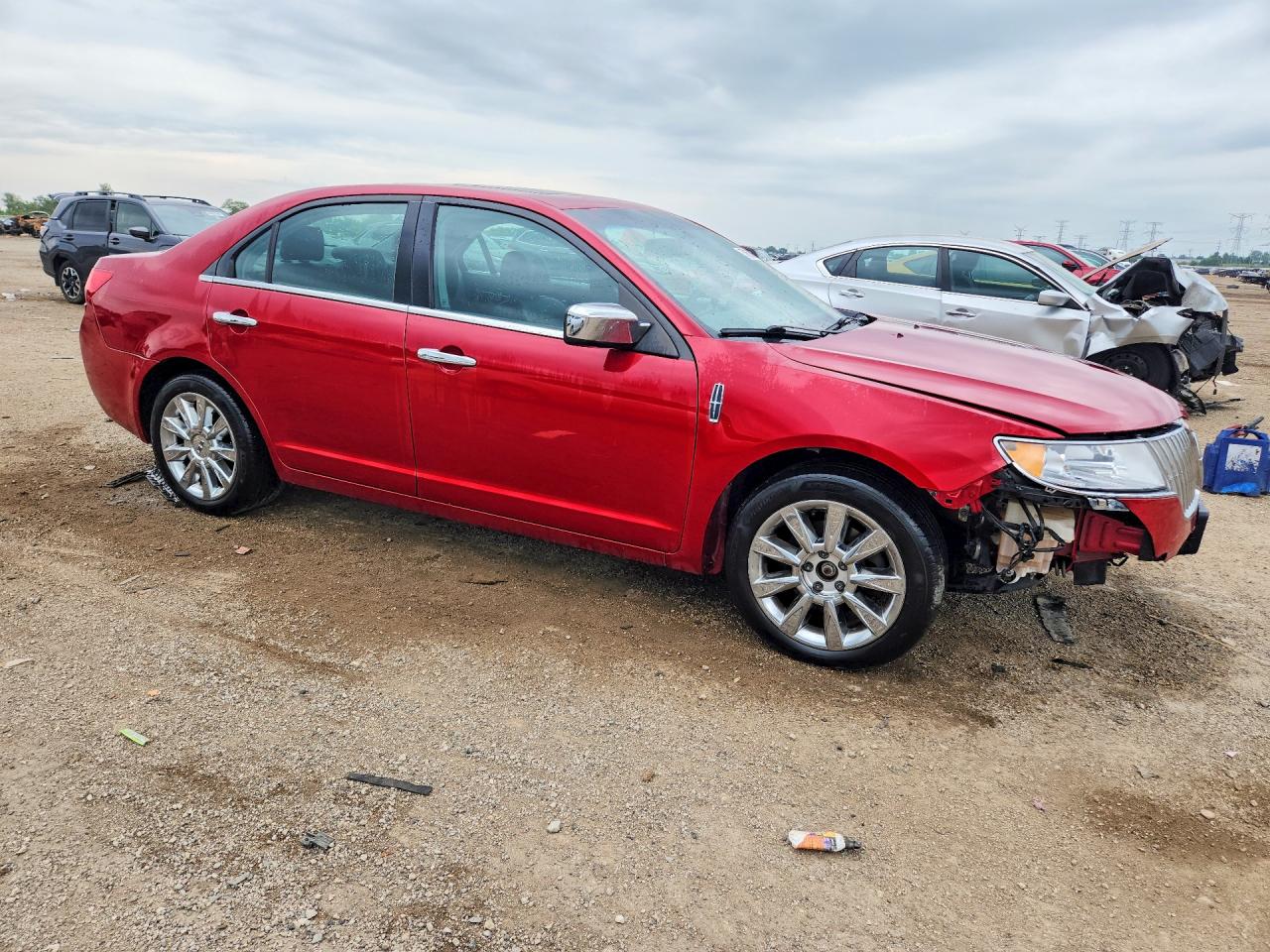 2012 Lincoln Mkz Red vin: 3LNHL2JC2CR824242