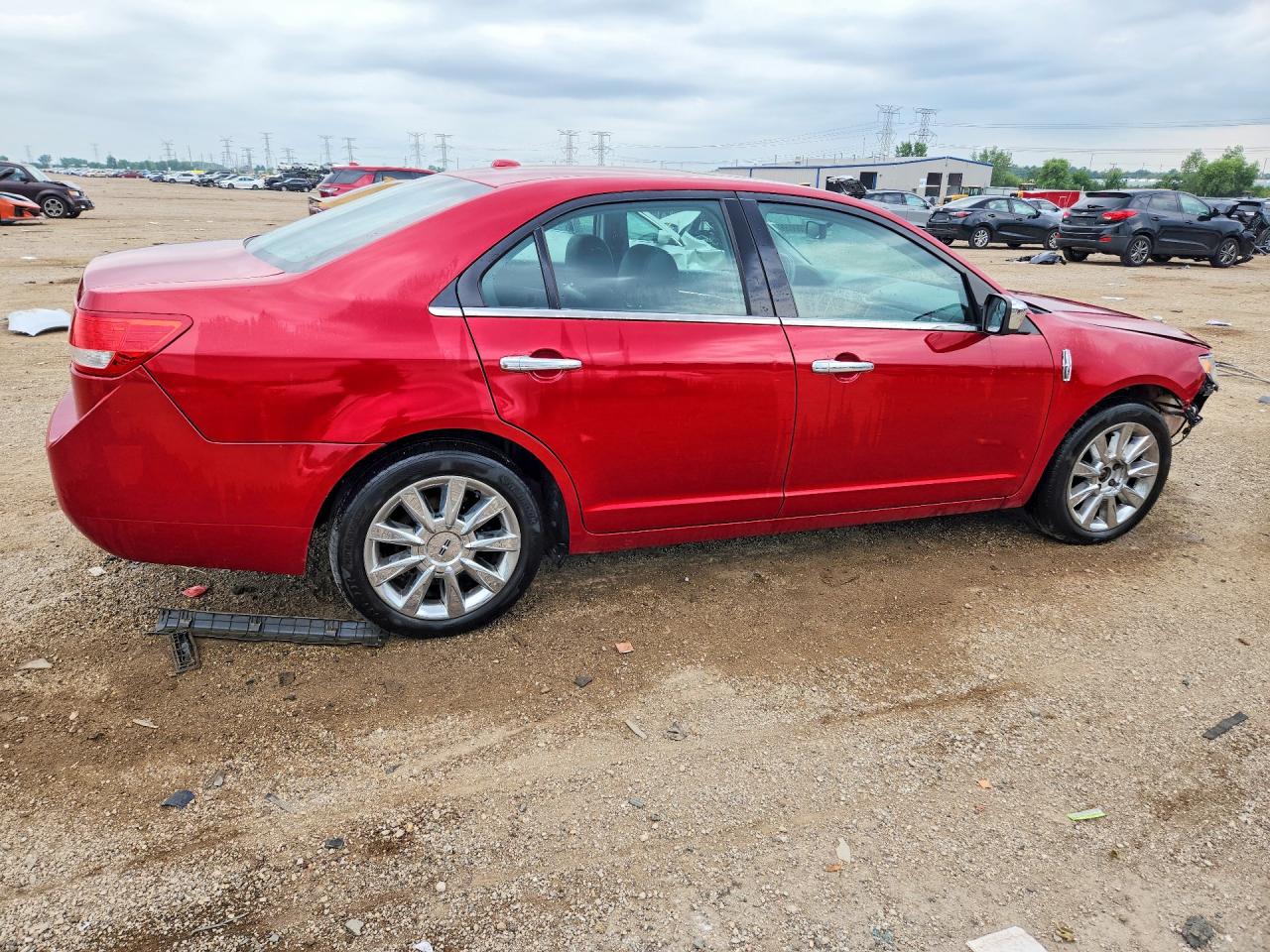 2012 Lincoln Mkz Red vin: 3LNHL2JC2CR824242