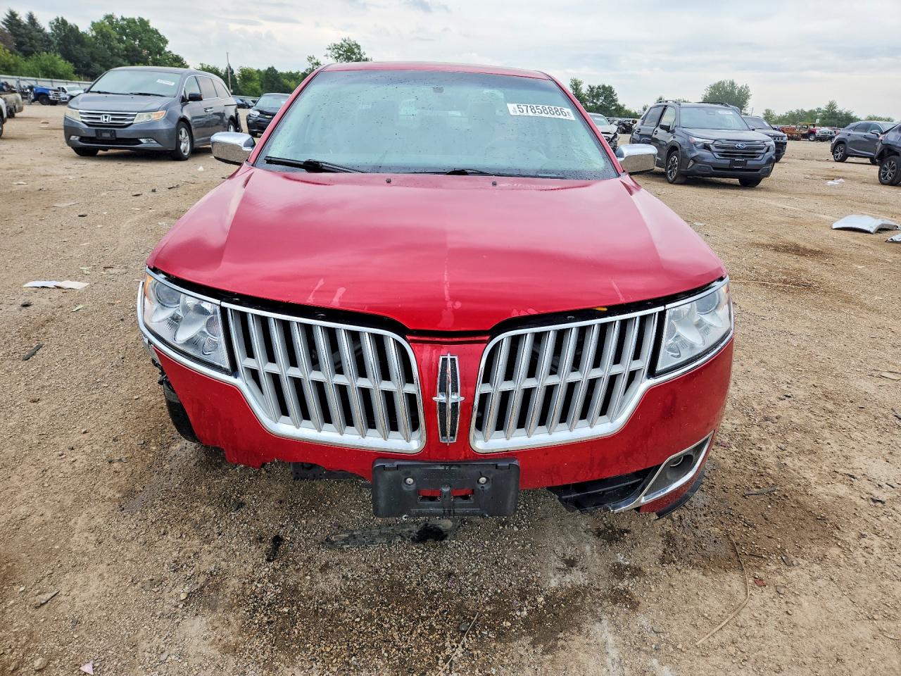 2012 Lincoln Mkz Red vin: 3LNHL2JC2CR824242