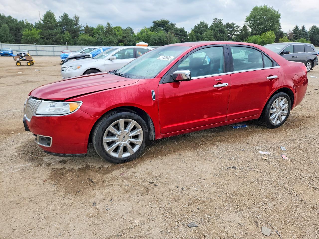 2012 Lincoln Mkz Red vin: 3LNHL2JC2CR824242