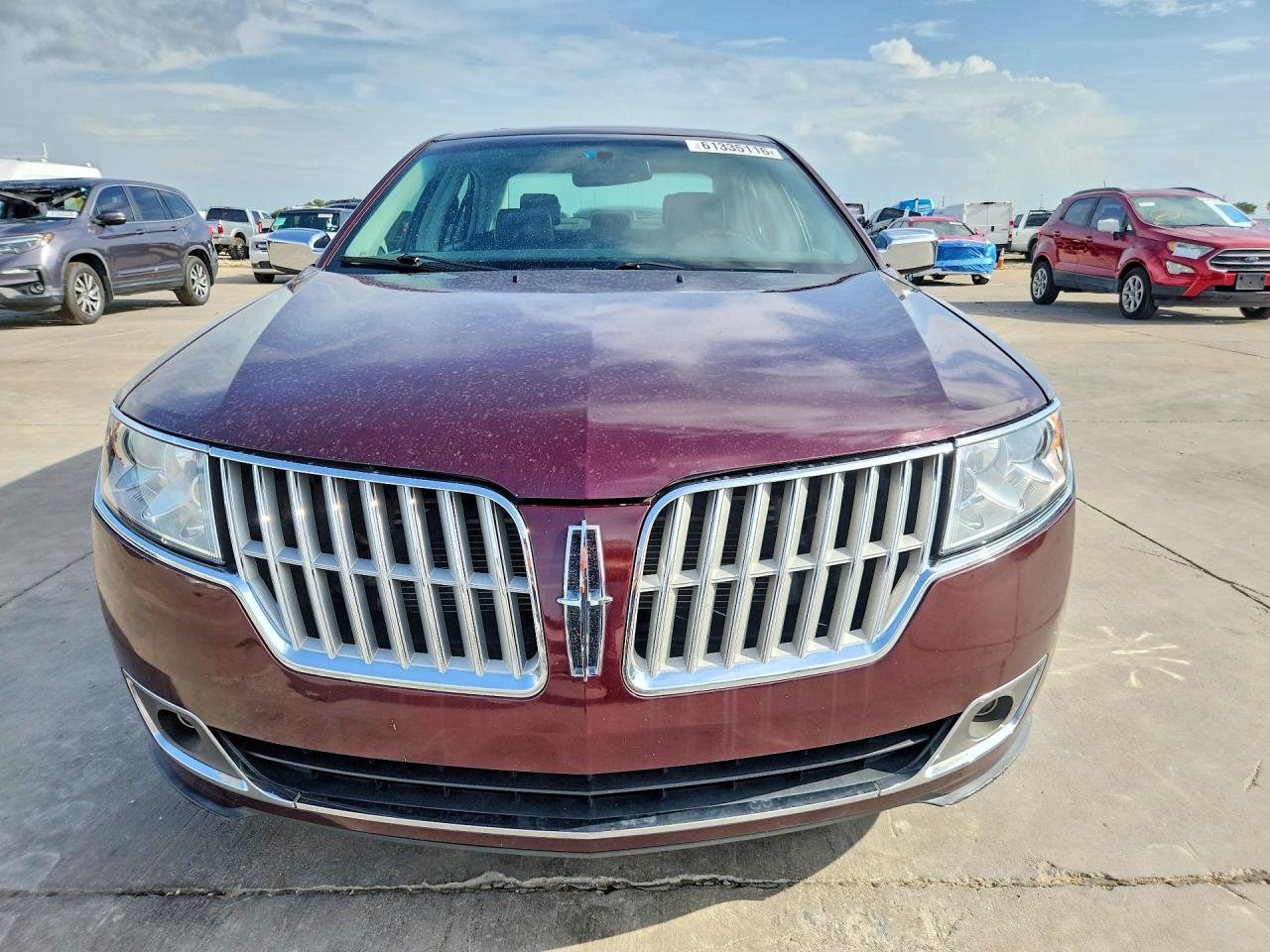 2012 Lincoln Mkz Темно-бордовый vin: 3LNHL2JC2CR839260