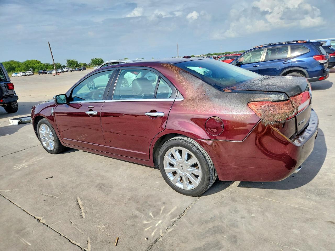 2012 Lincoln Mkz Темно-бордовый vin: 3LNHL2JC2CR839260
