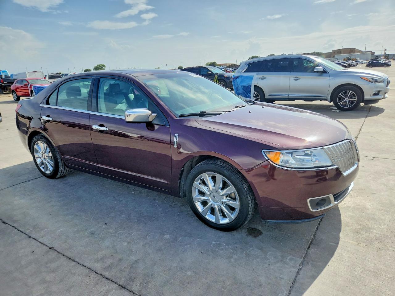 2012 Lincoln Mkz Темно-бордовый vin: 3LNHL2JC2CR839260
