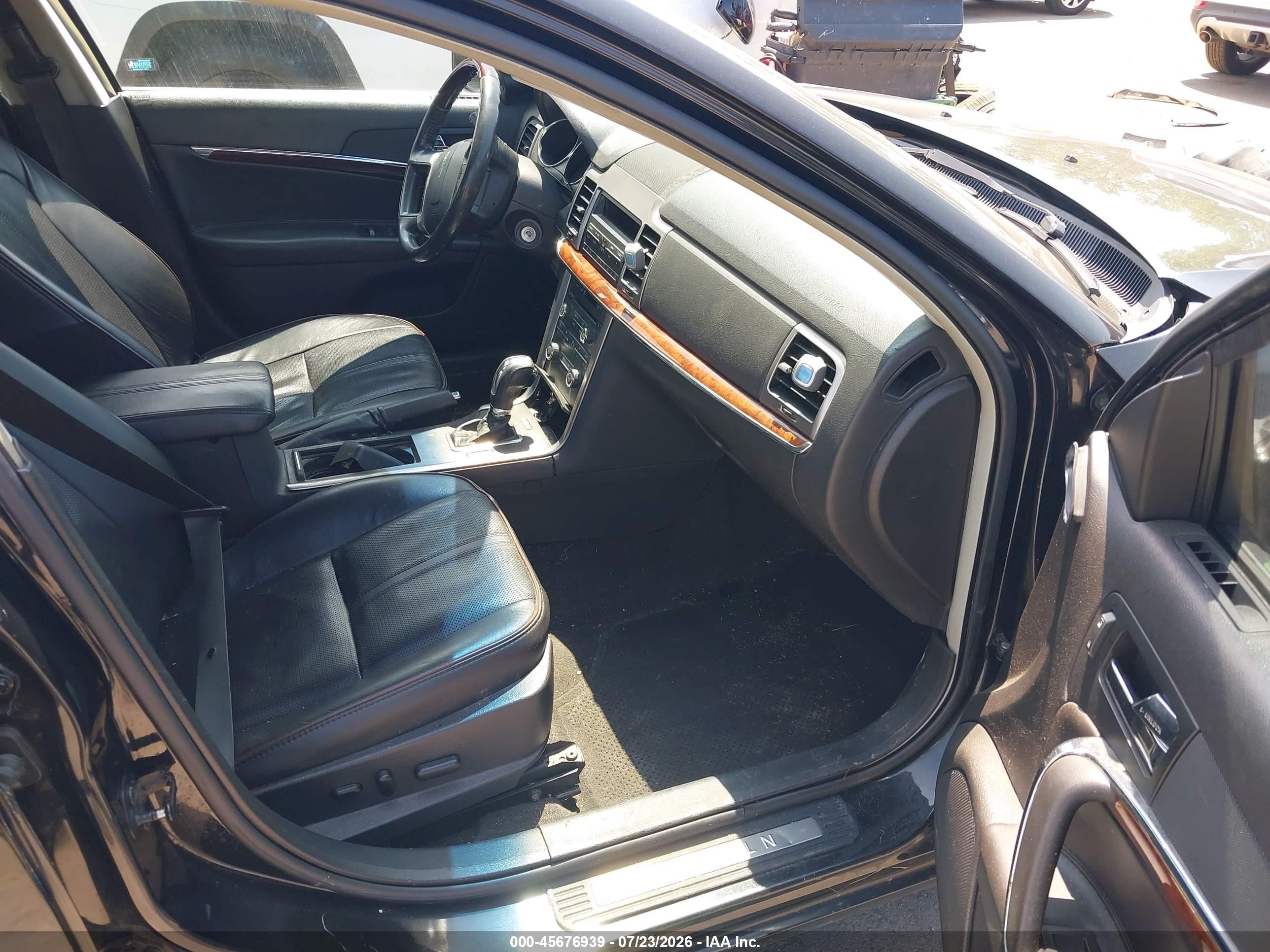 2010 Lincoln Mkz Black vin: 3LNHL2JC3AR616500