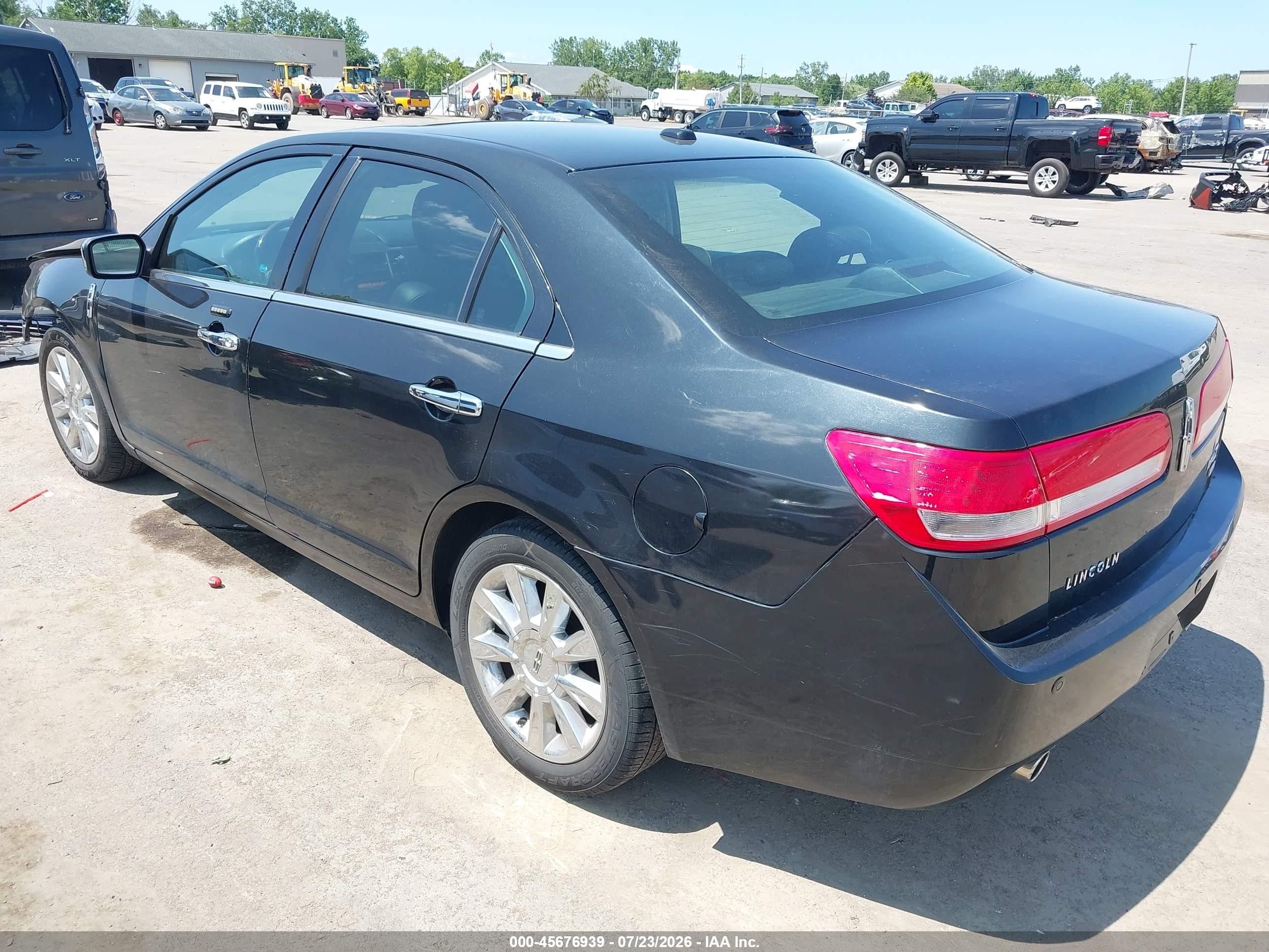2010 Lincoln Mkz Black vin: 3LNHL2JC3AR616500
