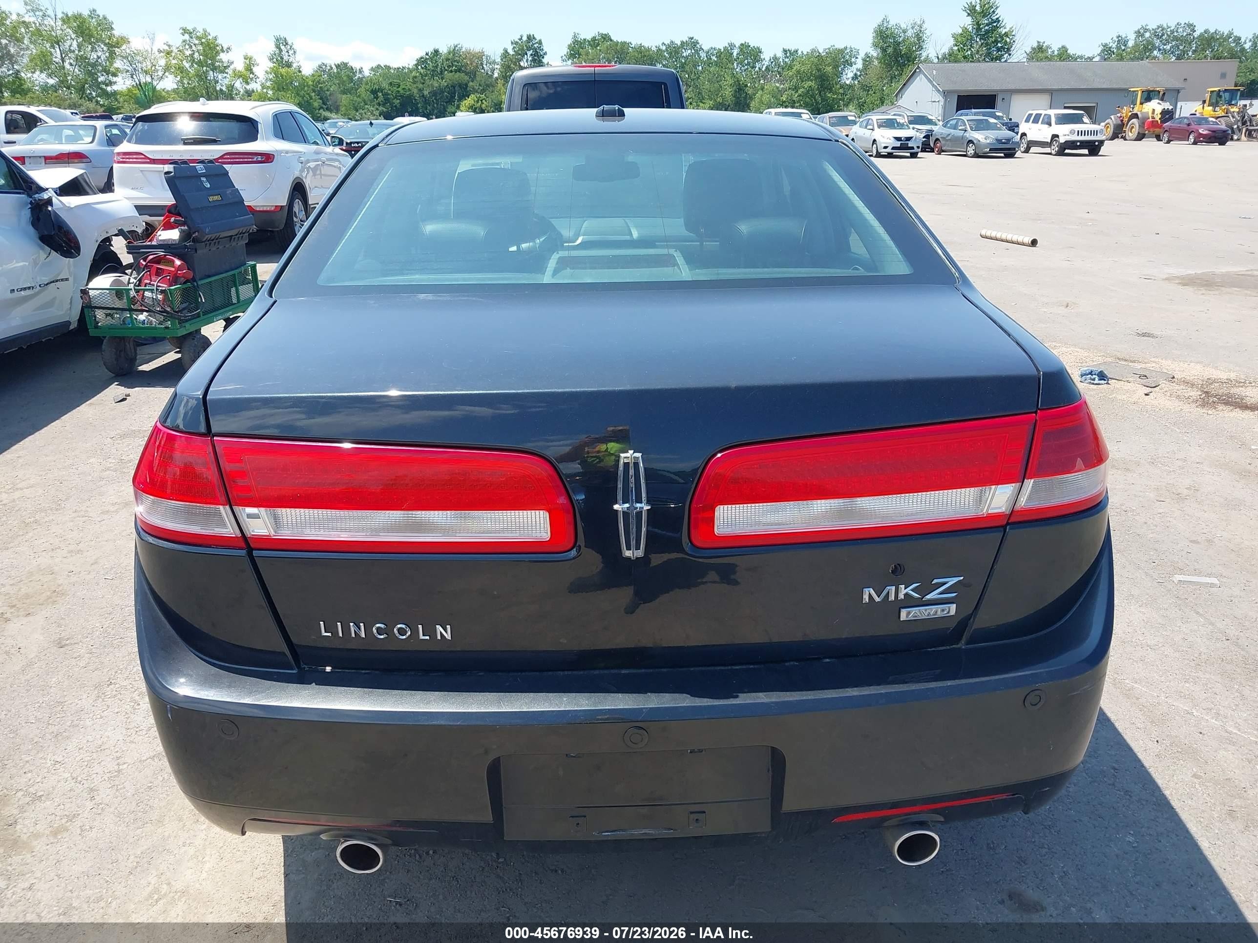 2010 Lincoln Mkz Black vin: 3LNHL2JC3AR616500