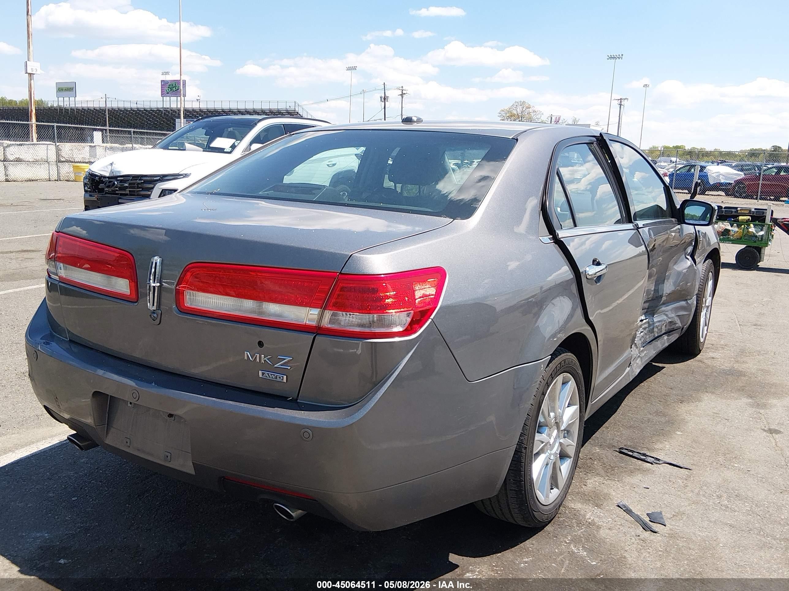 2010 Lincoln Mkz   Gray vin: 3LNHL2JC3AR649920