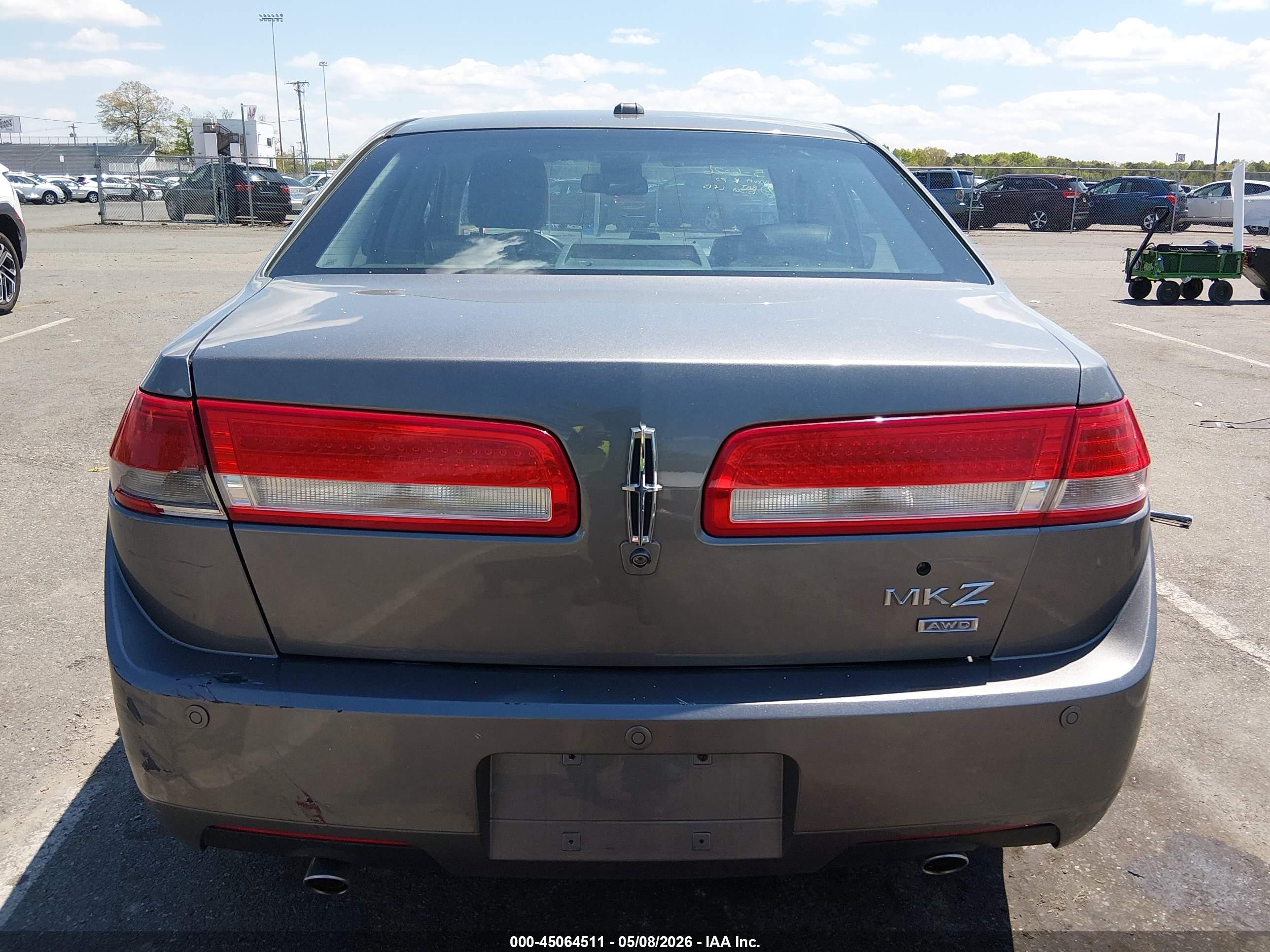 2010 Lincoln Mkz   Gray vin: 3LNHL2JC3AR649920