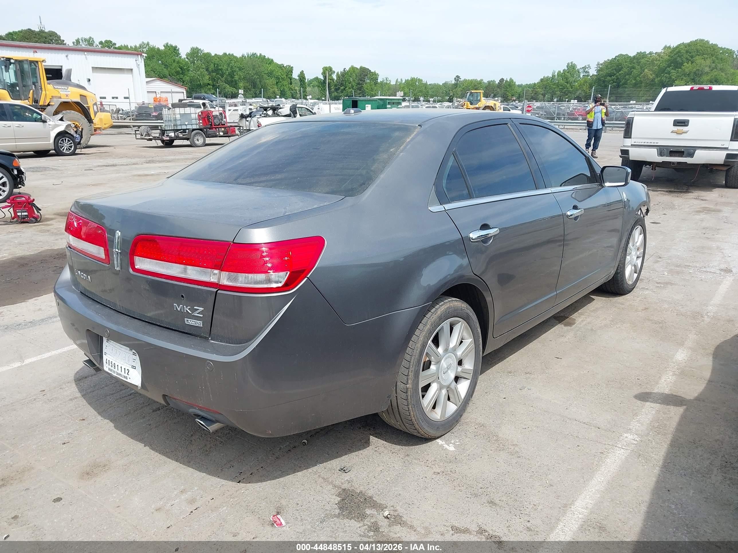 2010 Lincoln Mkz   Gray vin: 3LNHL2JC3AR753775