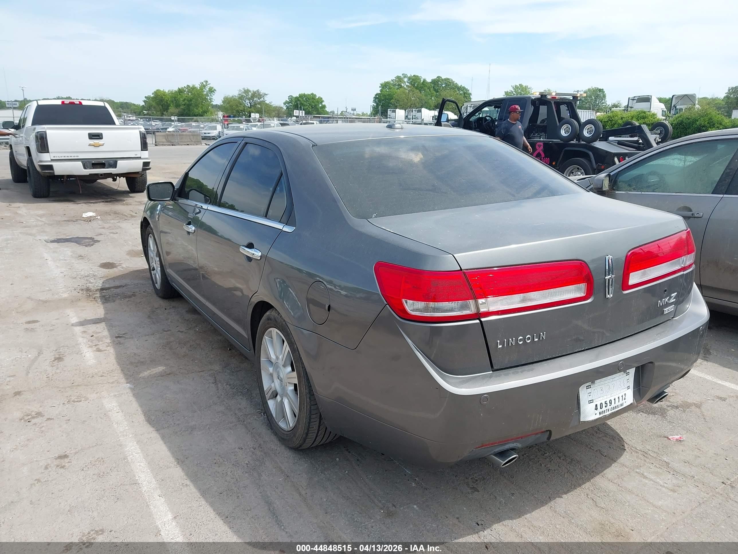 2010 Lincoln Mkz   Gray vin: 3LNHL2JC3AR753775