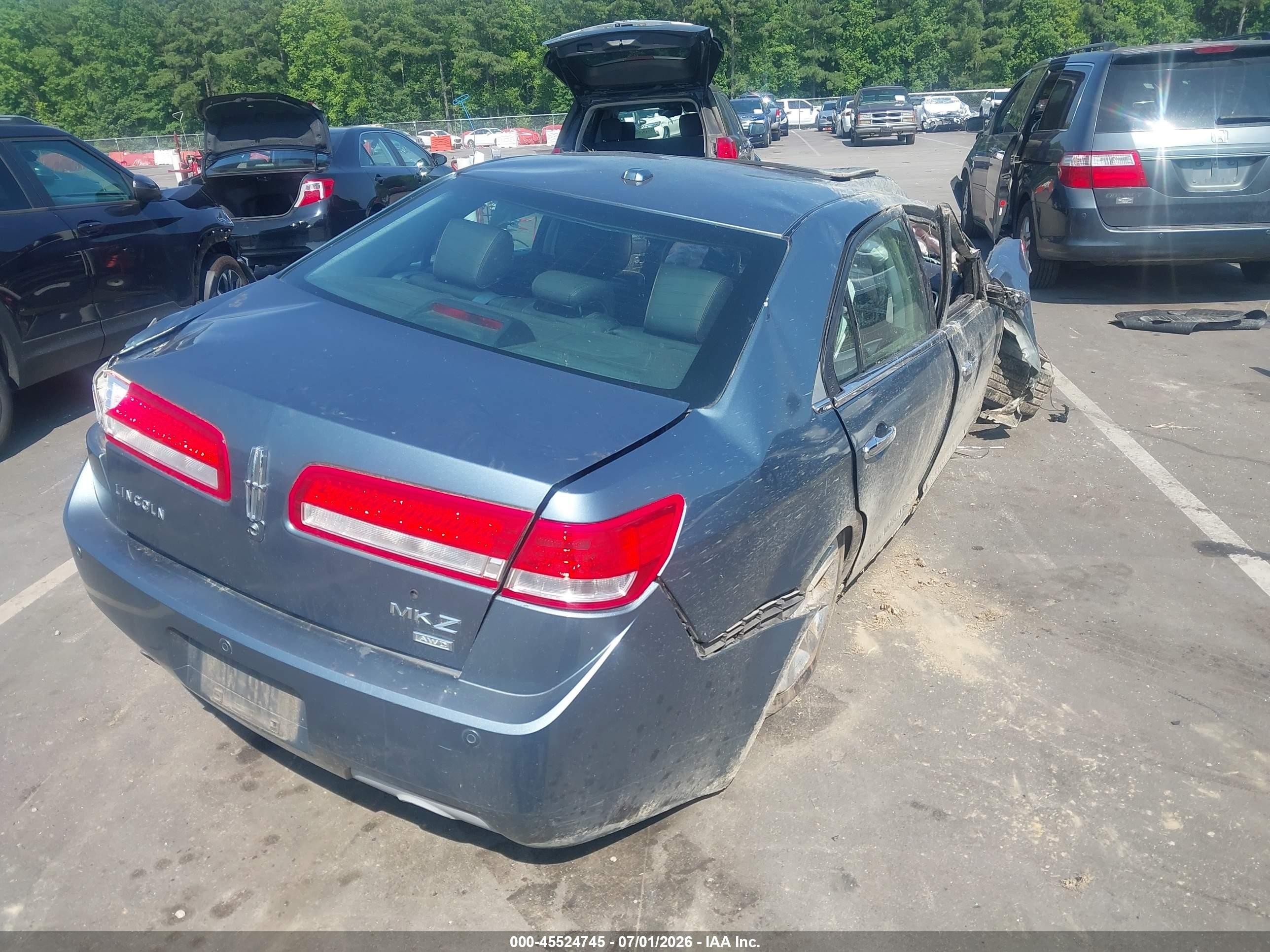 2011 Lincoln Mkz   Blue vin: 3LNHL2JC3BR767046
