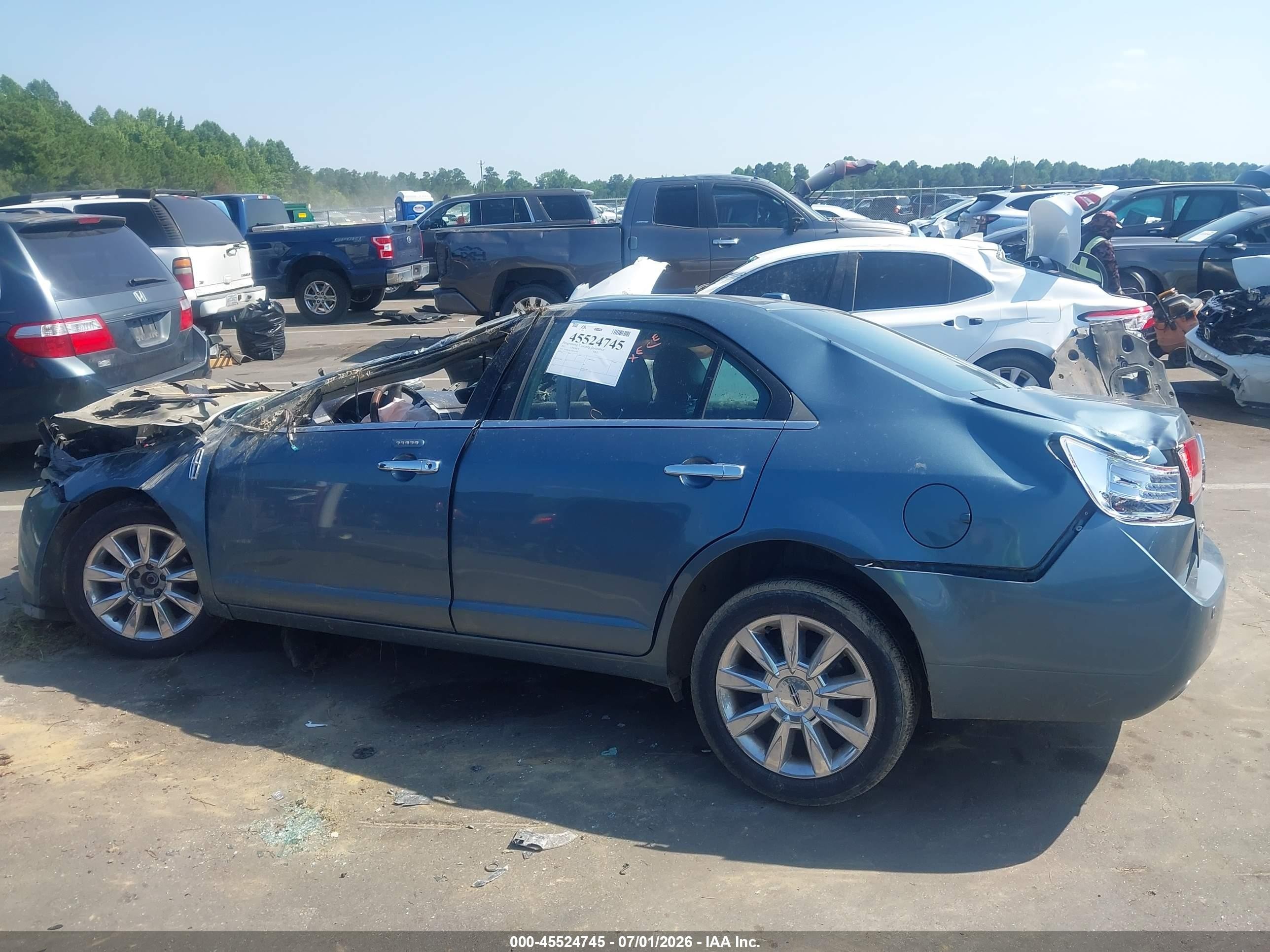2011 Lincoln Mkz   Blue vin: 3LNHL2JC3BR767046