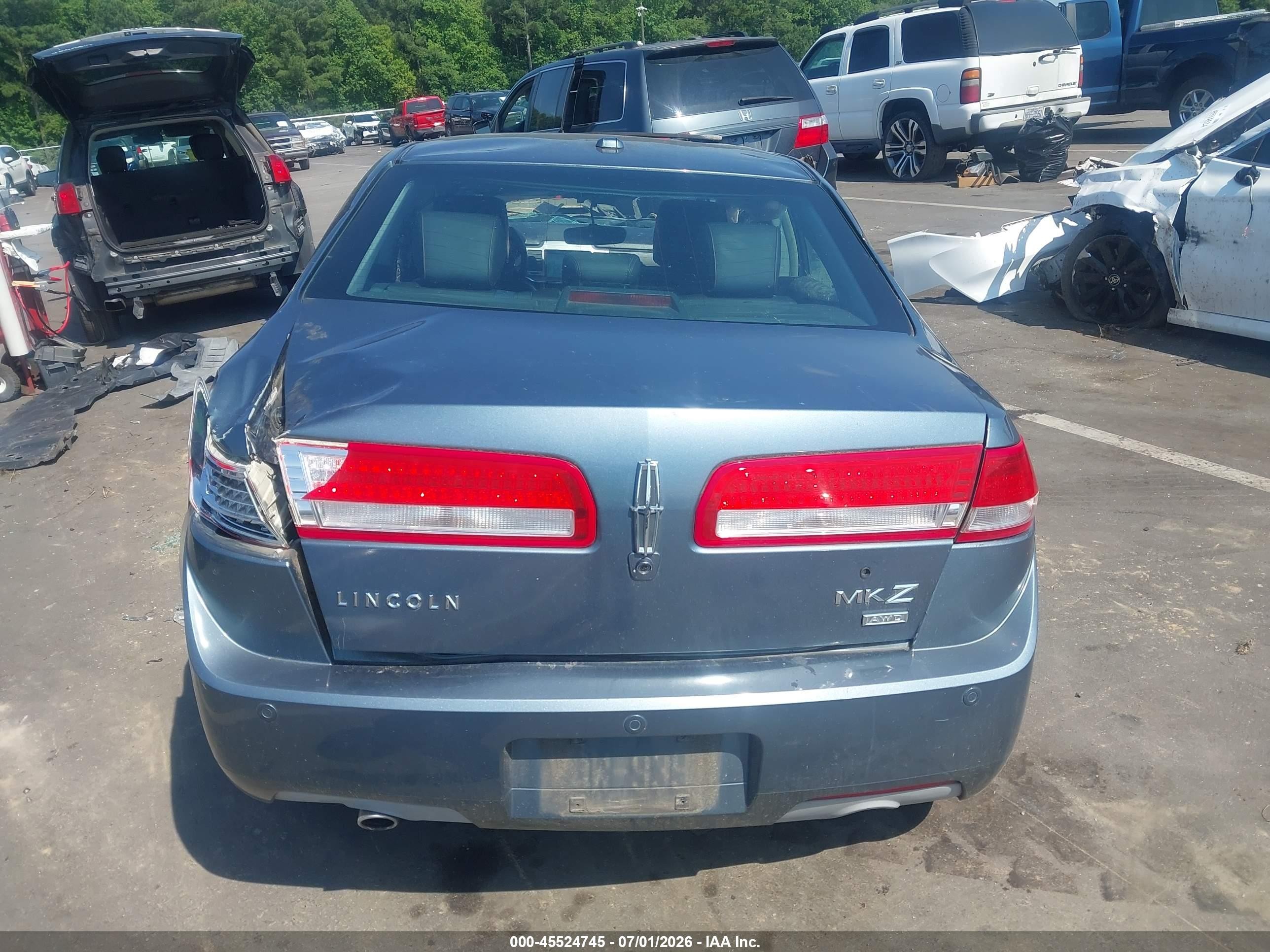2011 Lincoln Mkz   Blue vin: 3LNHL2JC3BR767046