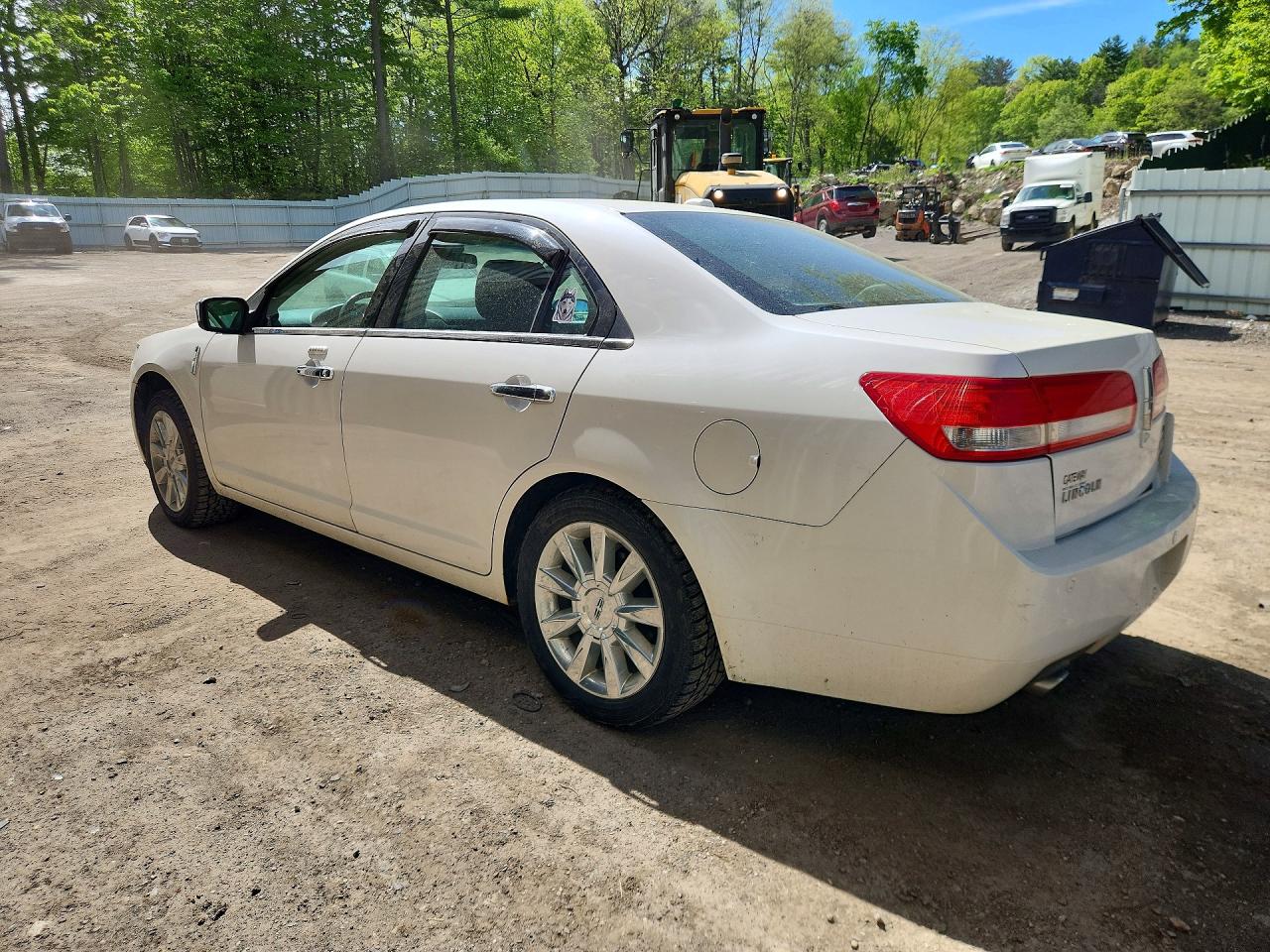 2012 Lincoln Mkz White vin: 3LNHL2JC3CR810012