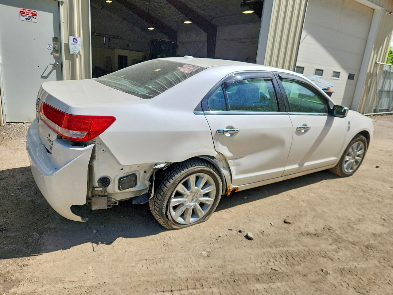 2012 Lincoln Mkz White vin: 3LNHL2JC3CR810012
