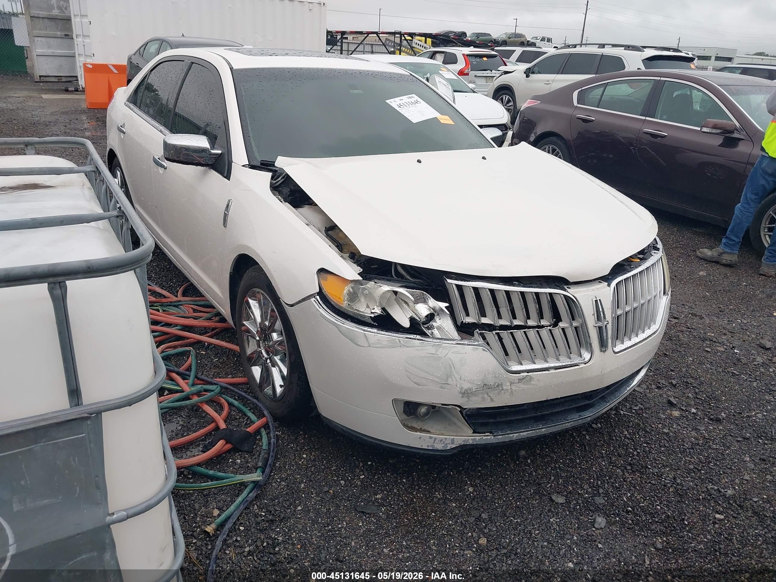 2012 Lincoln Mkz   White vin: 3LNHL2JC3CR819907