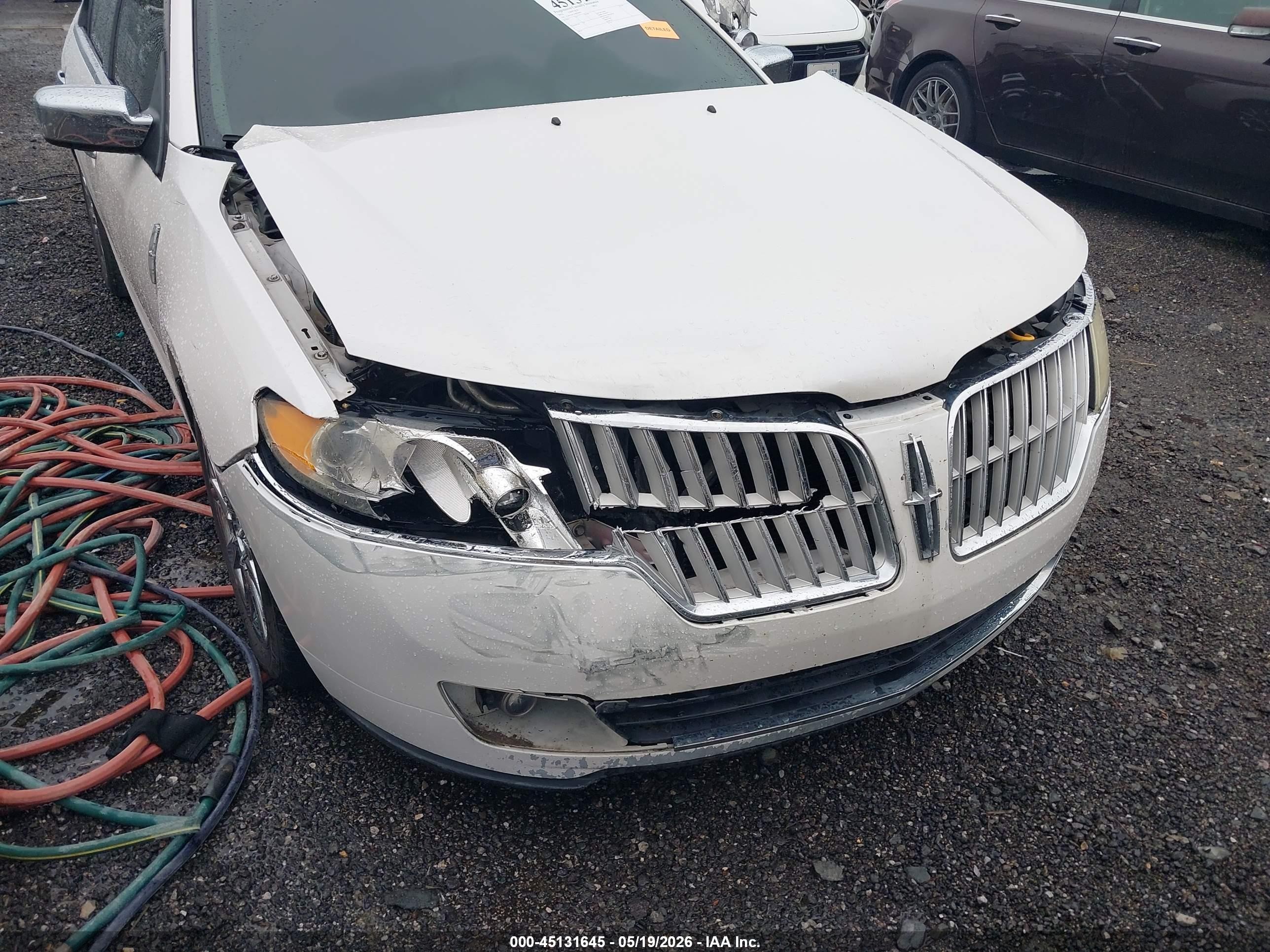 2012 Lincoln Mkz   White vin: 3LNHL2JC3CR819907