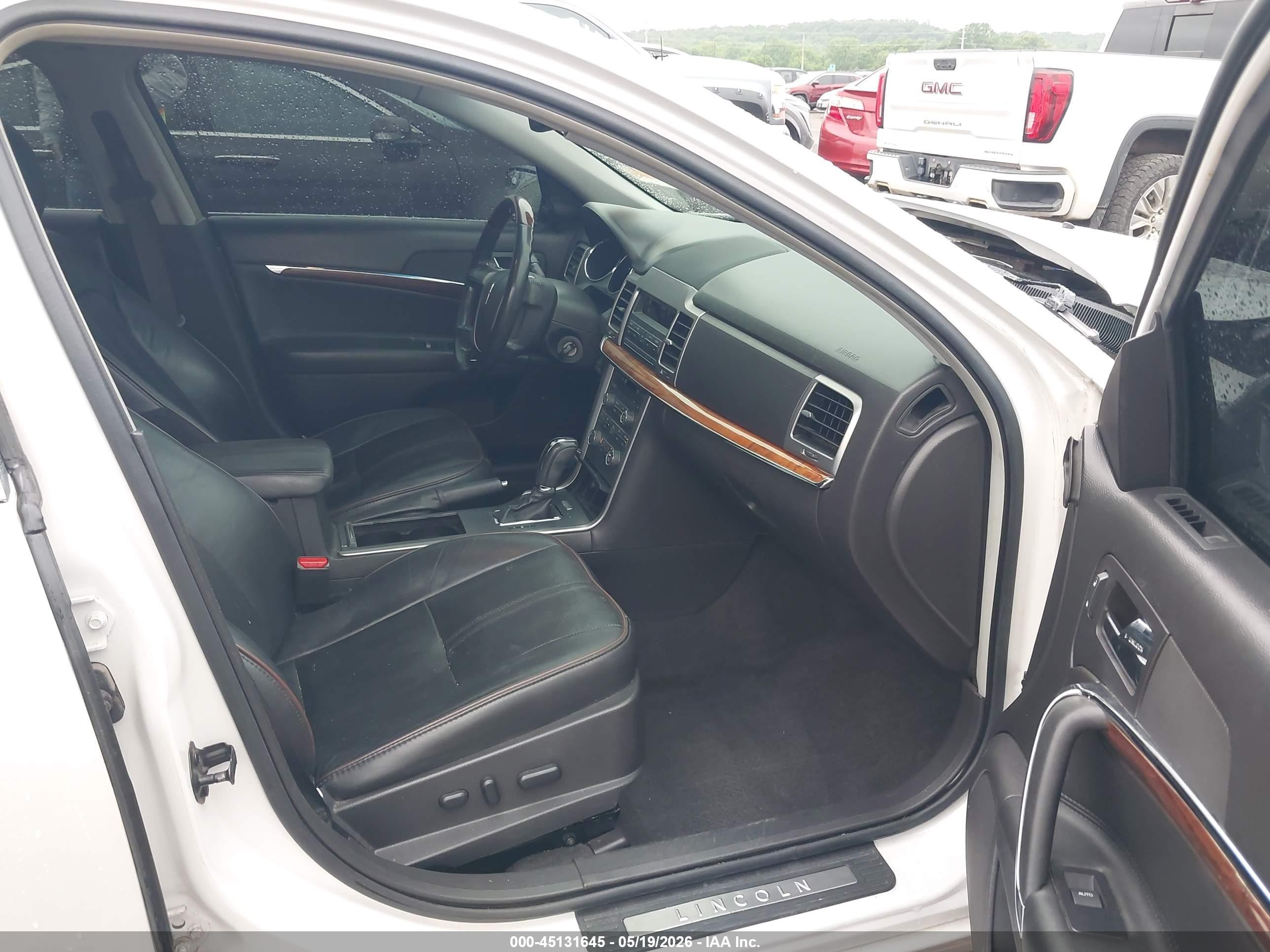 2012 Lincoln Mkz   White vin: 3LNHL2JC3CR819907