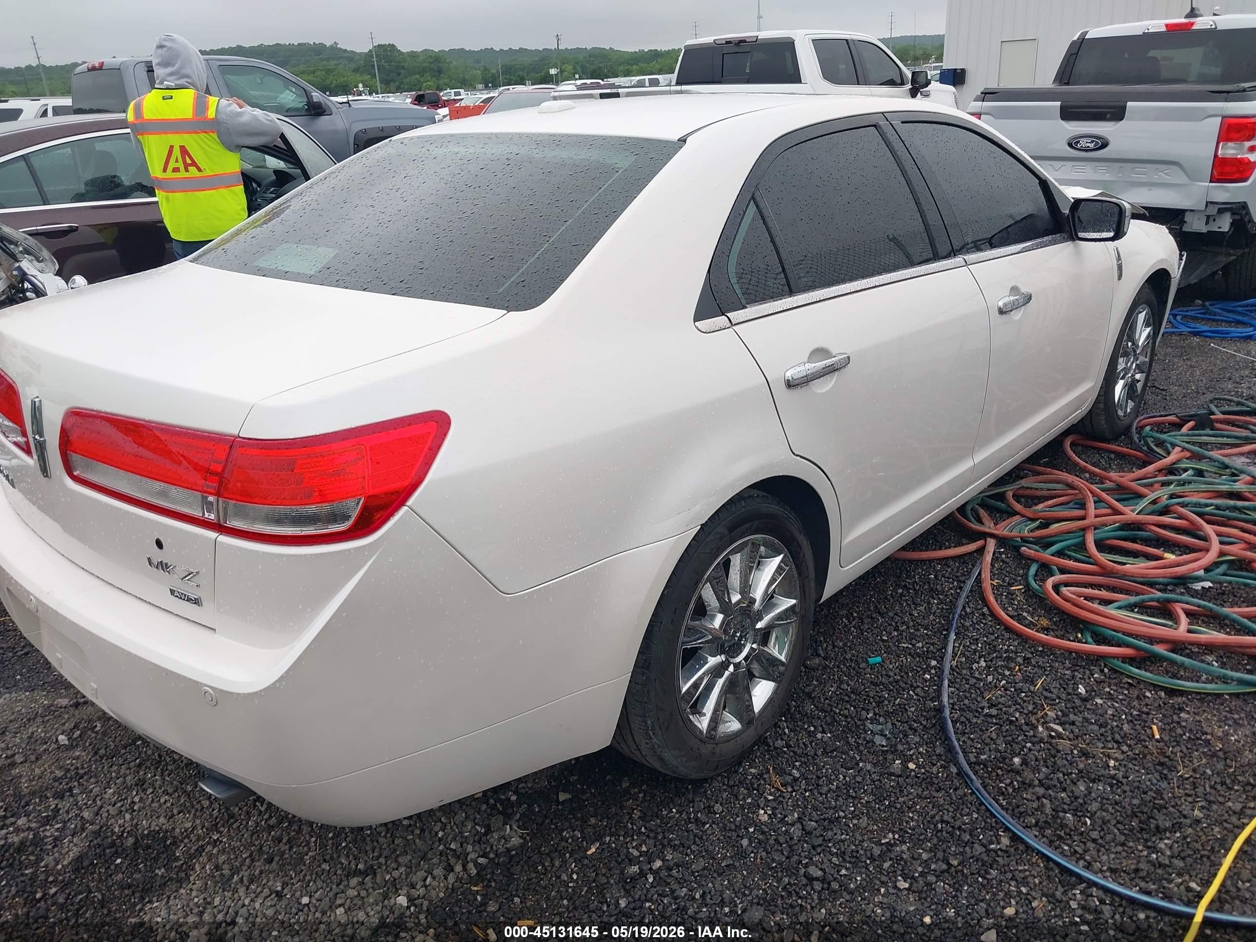 2012 Lincoln Mkz   White vin: 3LNHL2JC3CR819907