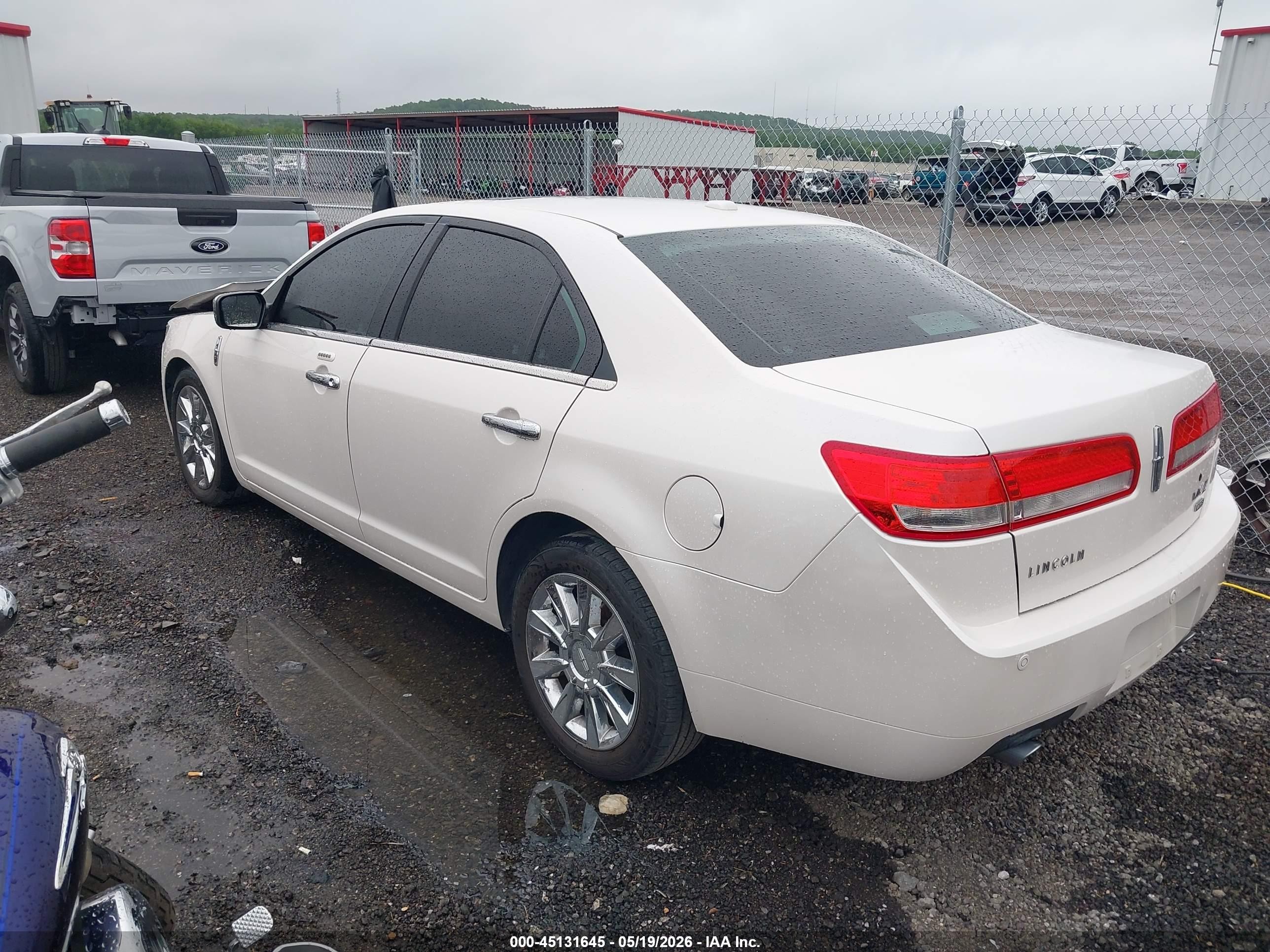 2012 Lincoln Mkz   White vin: 3LNHL2JC3CR819907