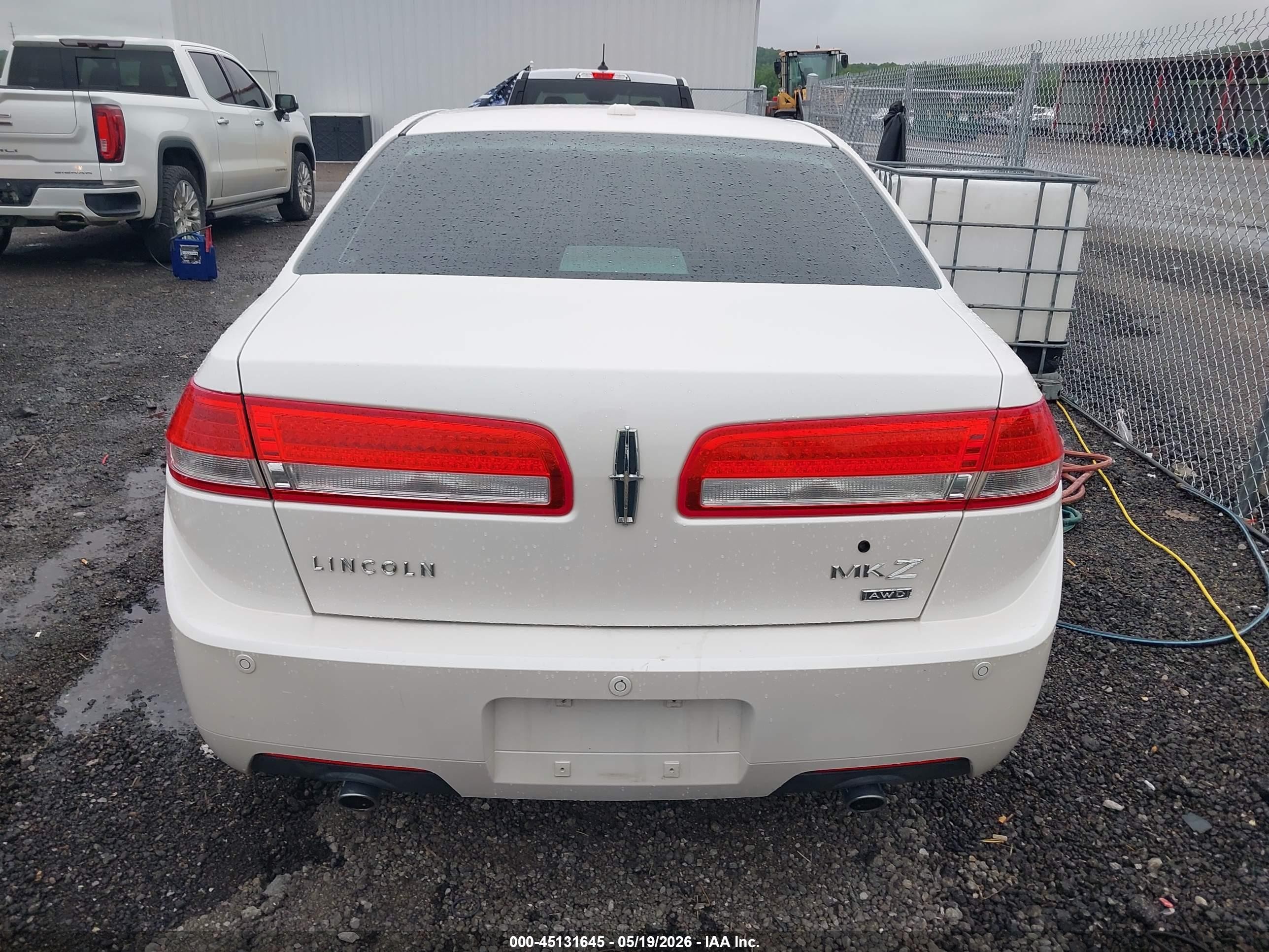 2012 Lincoln Mkz   White vin: 3LNHL2JC3CR819907