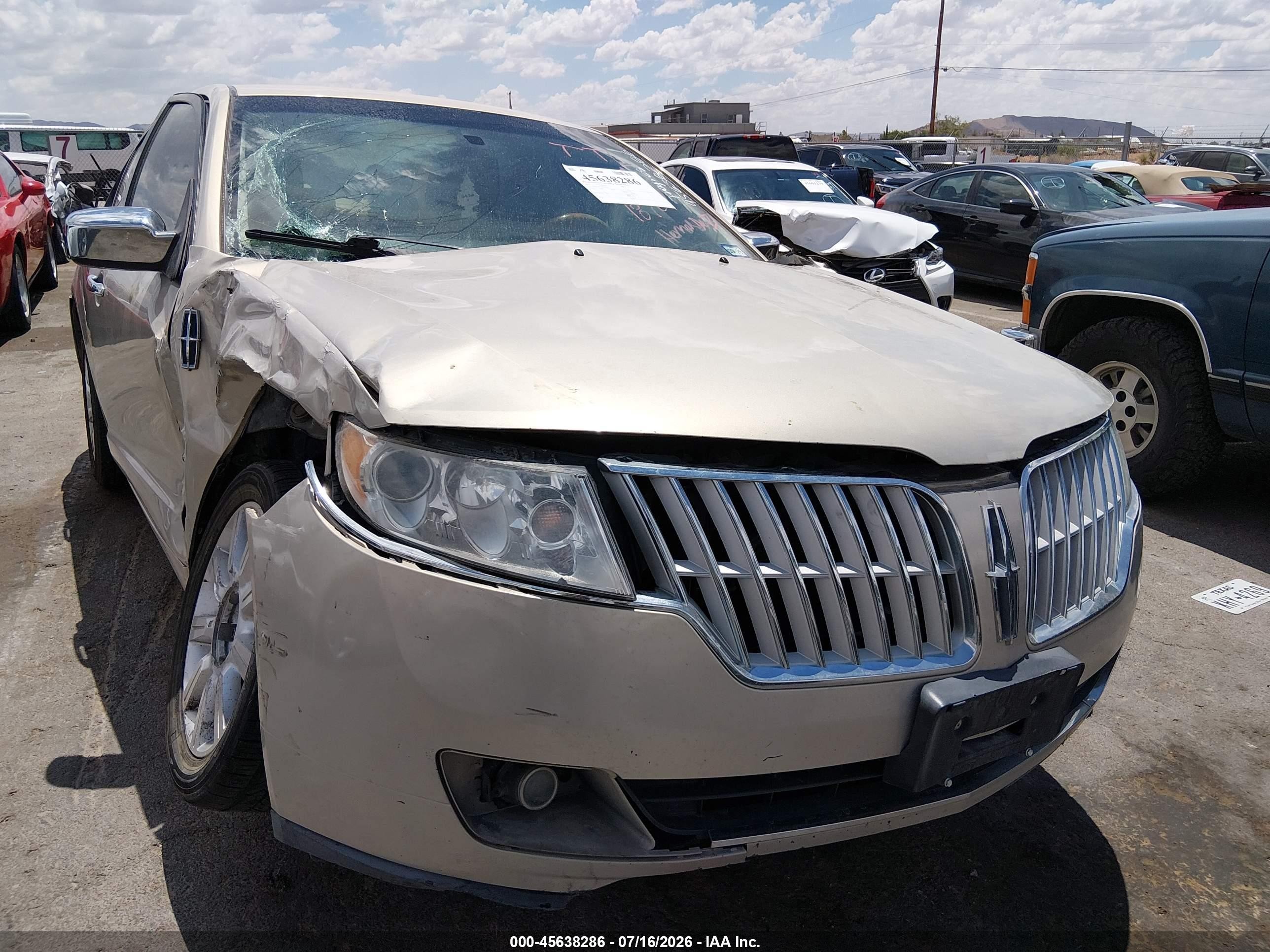 2010 Lincoln Mkz   Серебряный vin: 3LNHL2JC4AR753848