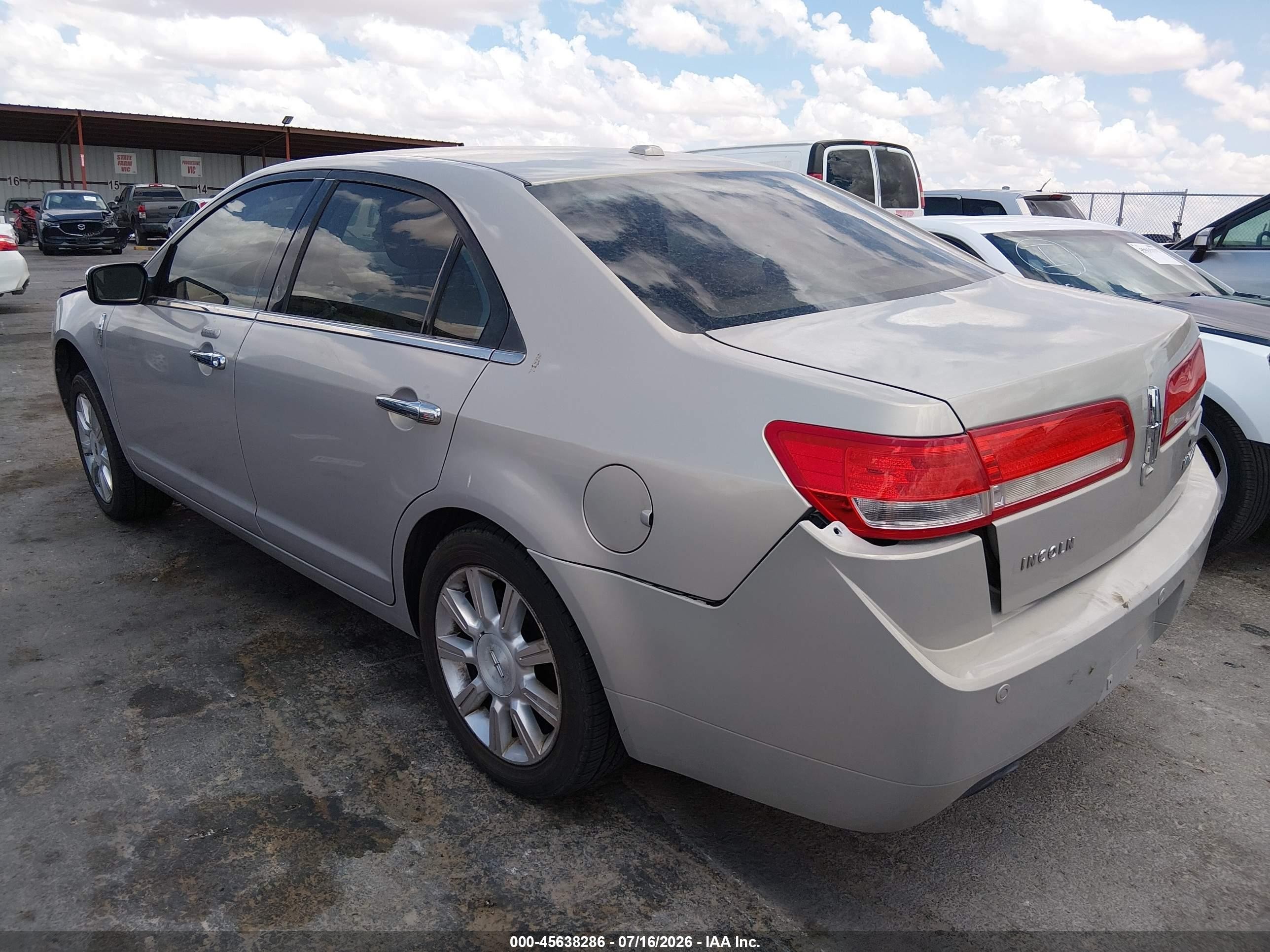 2010 Lincoln Mkz   Серебряный vin: 3LNHL2JC4AR753848