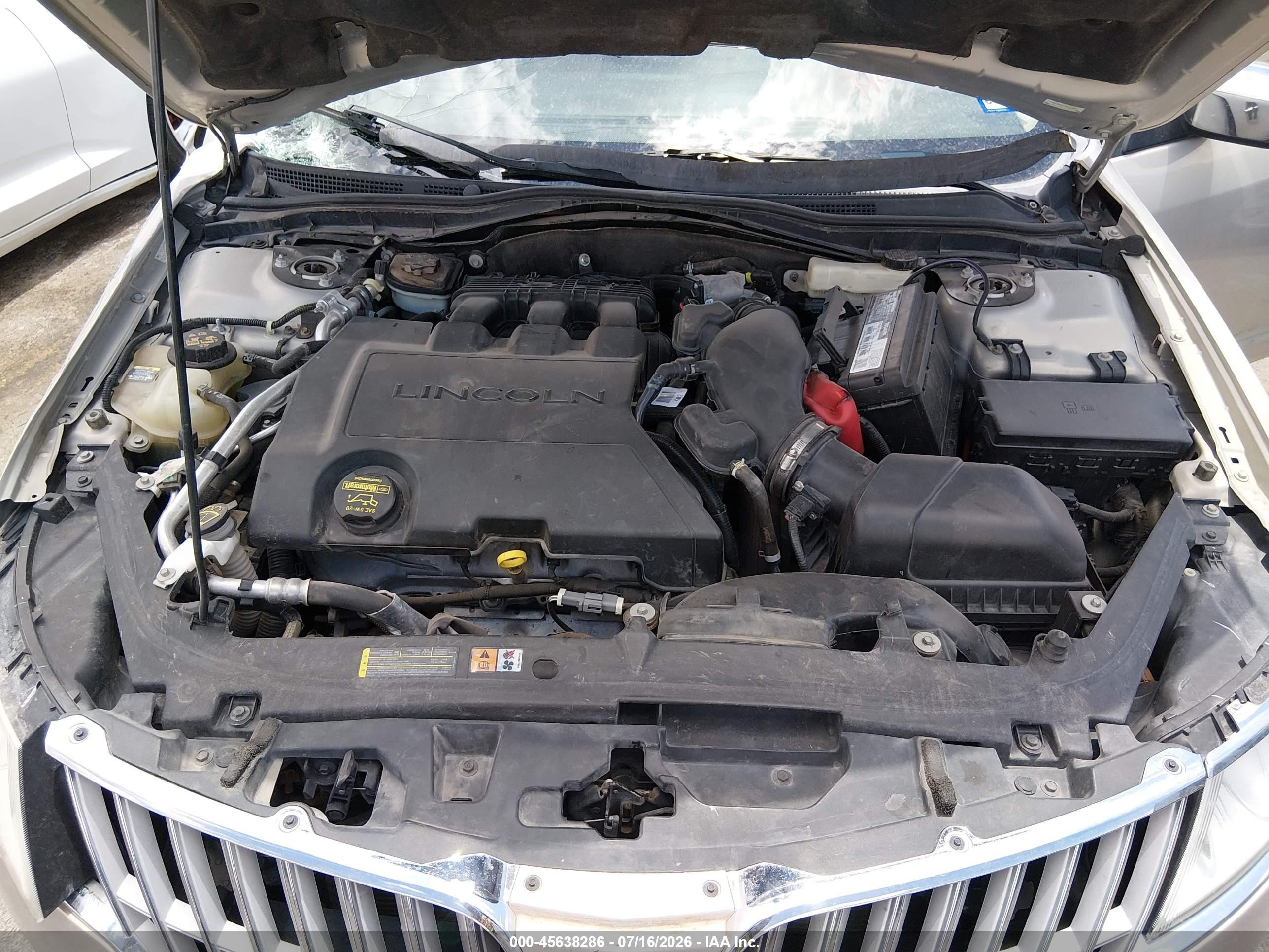 2010 Lincoln Mkz   Серебряный vin: 3LNHL2JC4AR753848