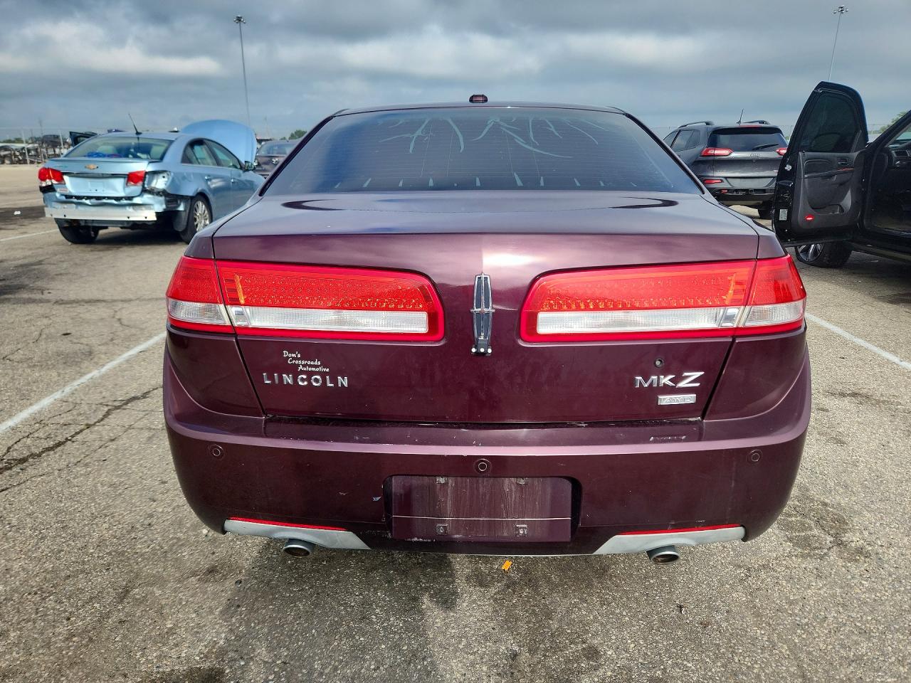 2011 Lincoln Mkz Burgundy vin: 3LNHL2JC4BR766178