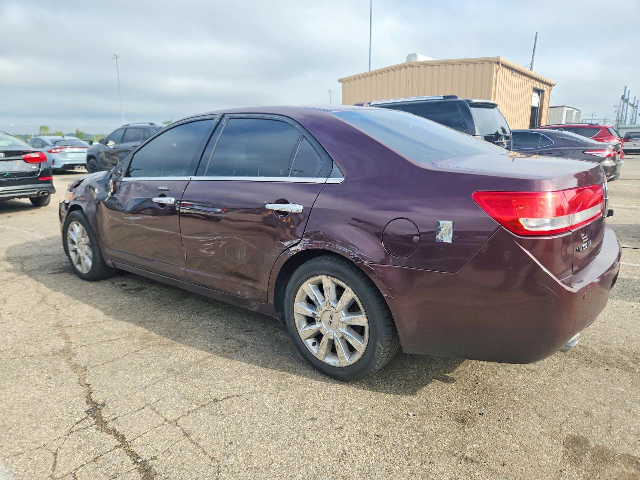 2011 Lincoln Mkz Burgundy vin: 3LNHL2JC4BR766178