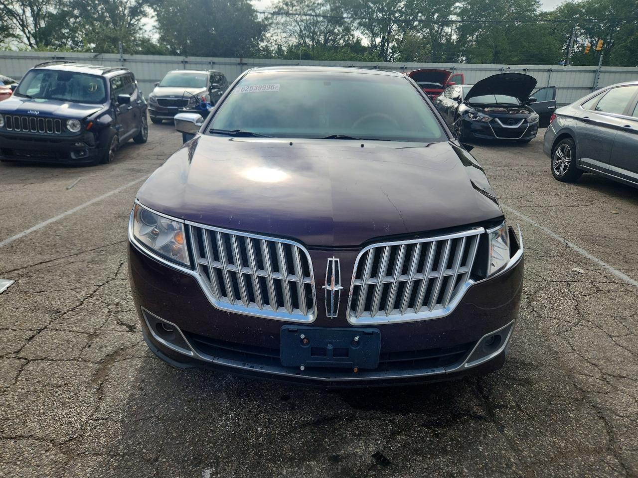 2011 Lincoln Mkz Burgundy vin: 3LNHL2JC4BR766178