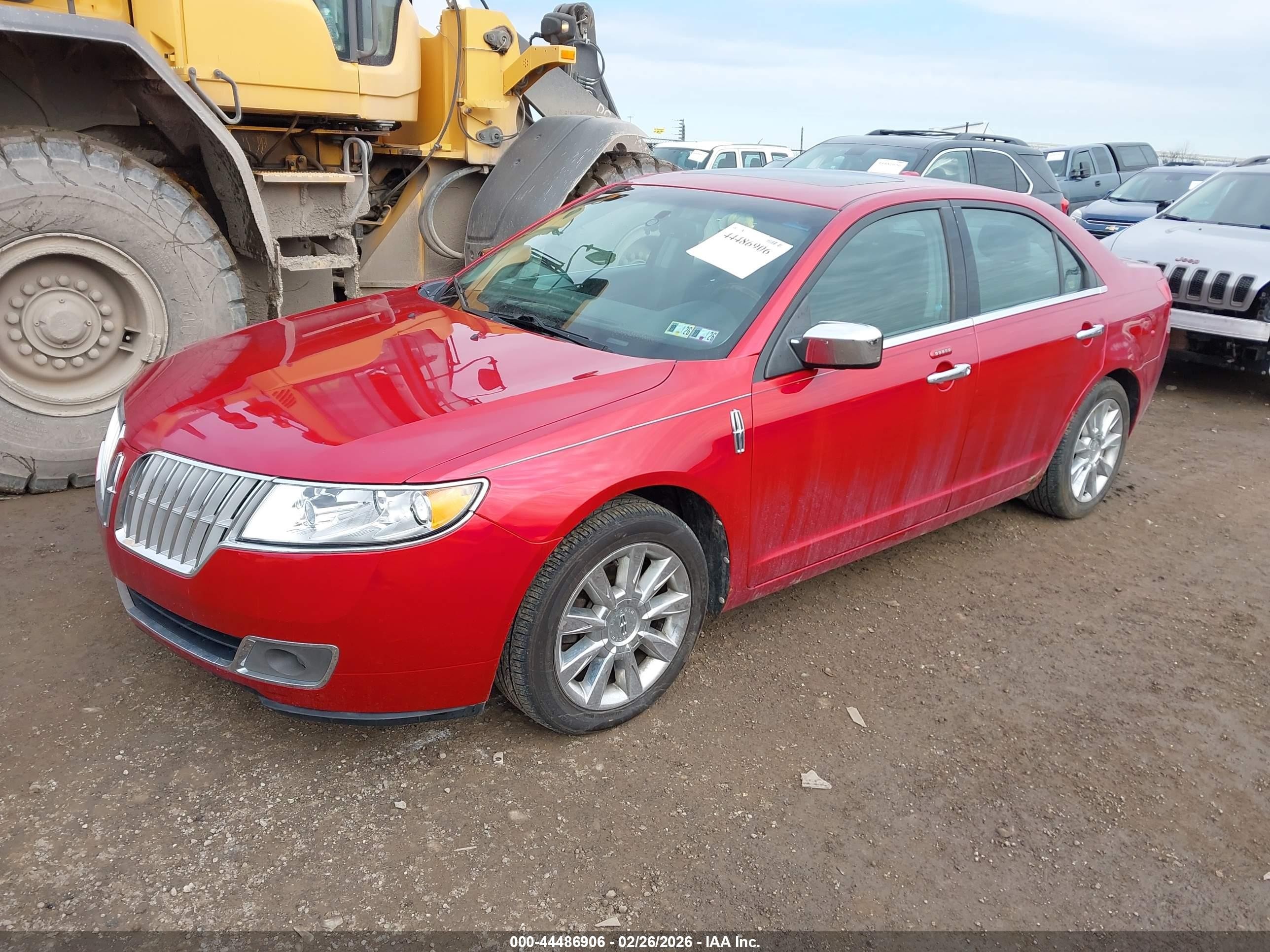 2012 Lincoln Mkz   Red vin: 3LNHL2JC4CR818796