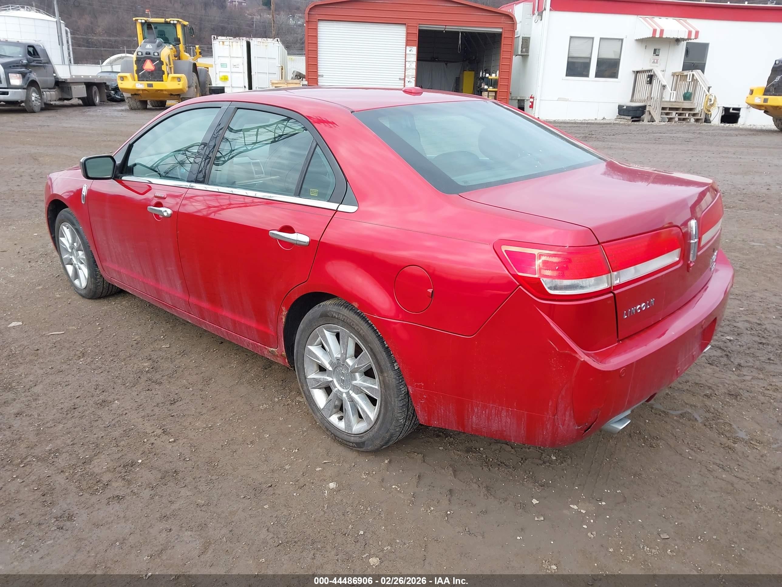 2012 Lincoln Mkz   Red vin: 3LNHL2JC4CR818796