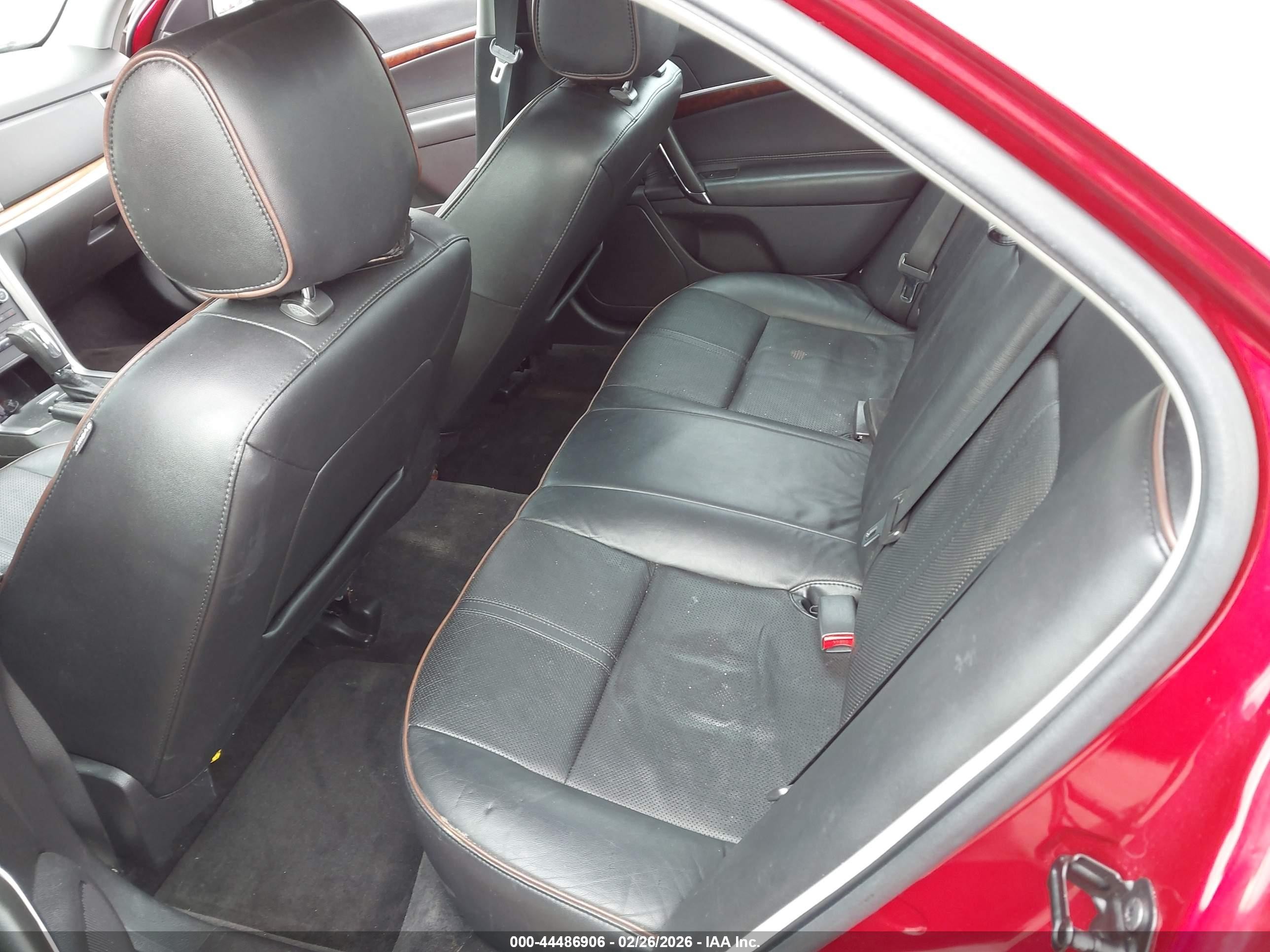 2012 Lincoln Mkz   Red vin: 3LNHL2JC4CR818796