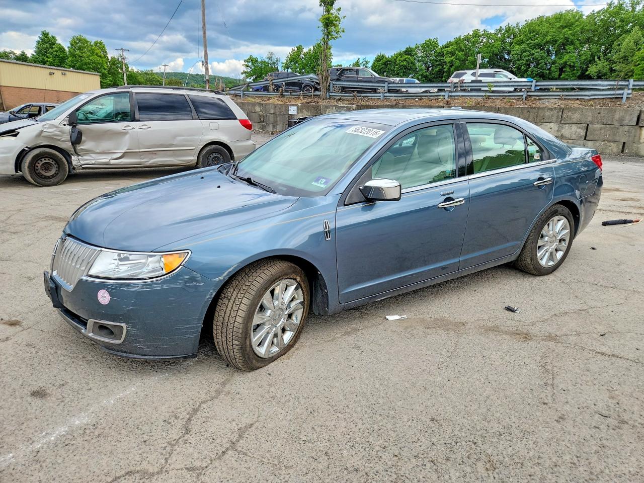 2012 Lincoln Mkz Blue vin: 3LNHL2JC4CR824727