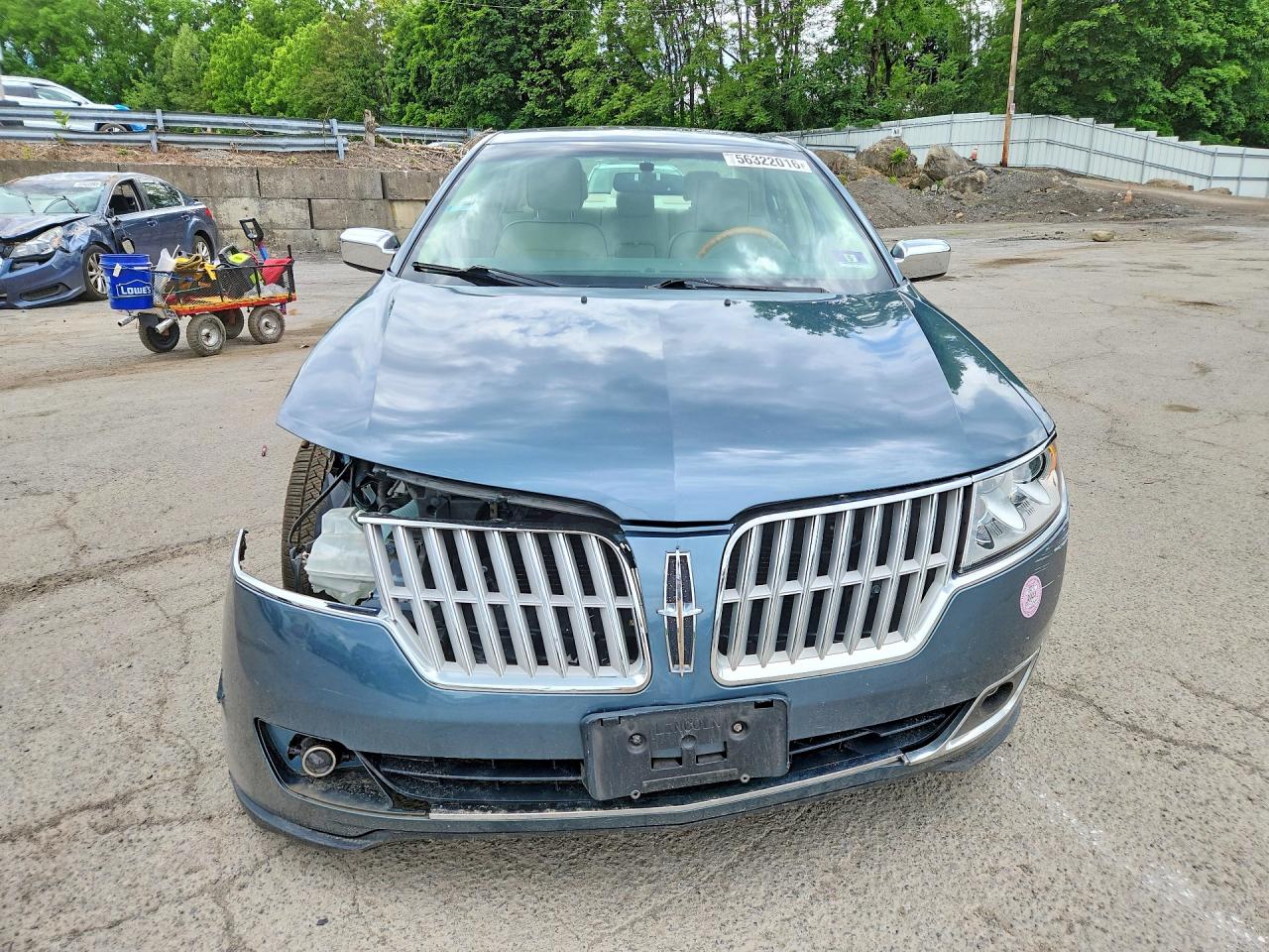 2012 Lincoln Mkz Blue vin: 3LNHL2JC4CR824727