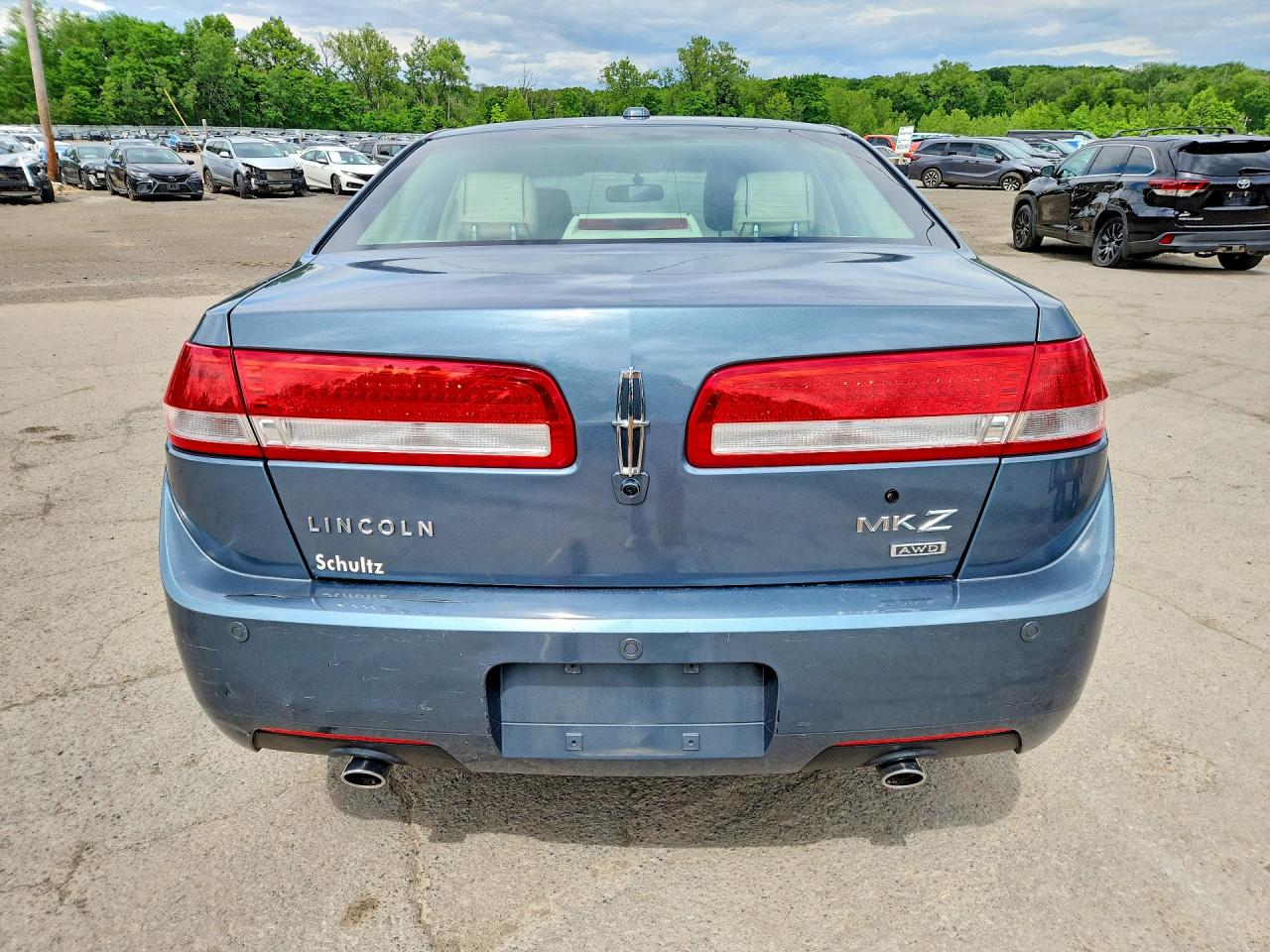 2012 Lincoln Mkz Blue vin: 3LNHL2JC4CR824727