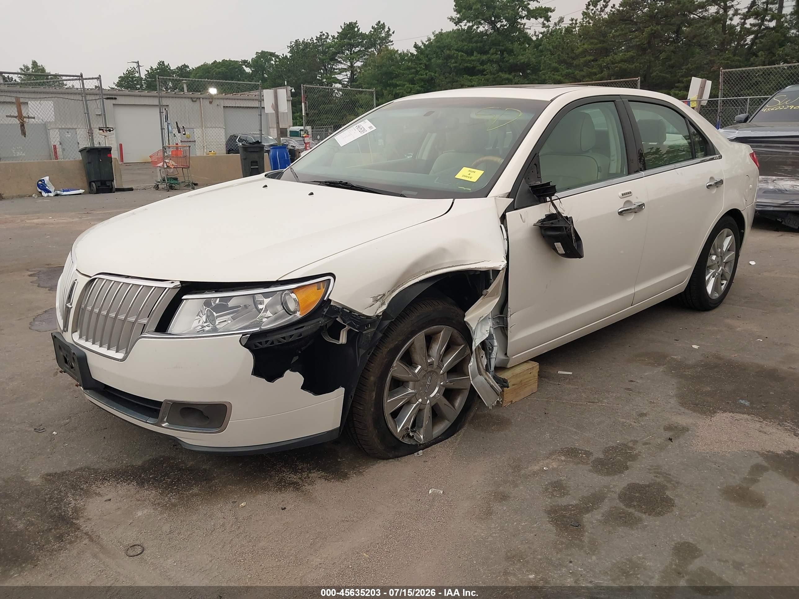 2012 Lincoln Mkz Белый vin: 3LNHL2JC4CR839227