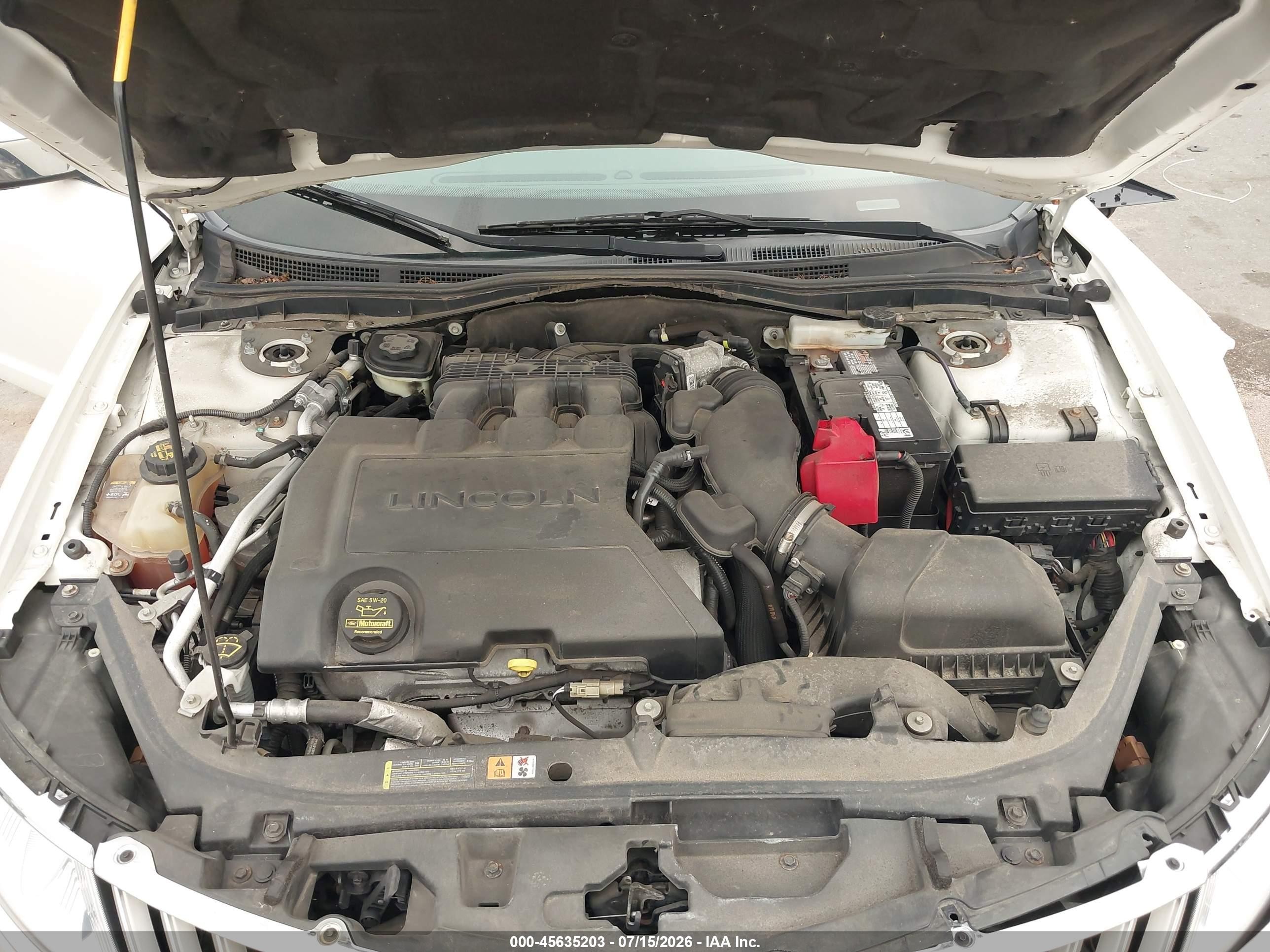 2012 Lincoln Mkz Белый vin: 3LNHL2JC4CR839227