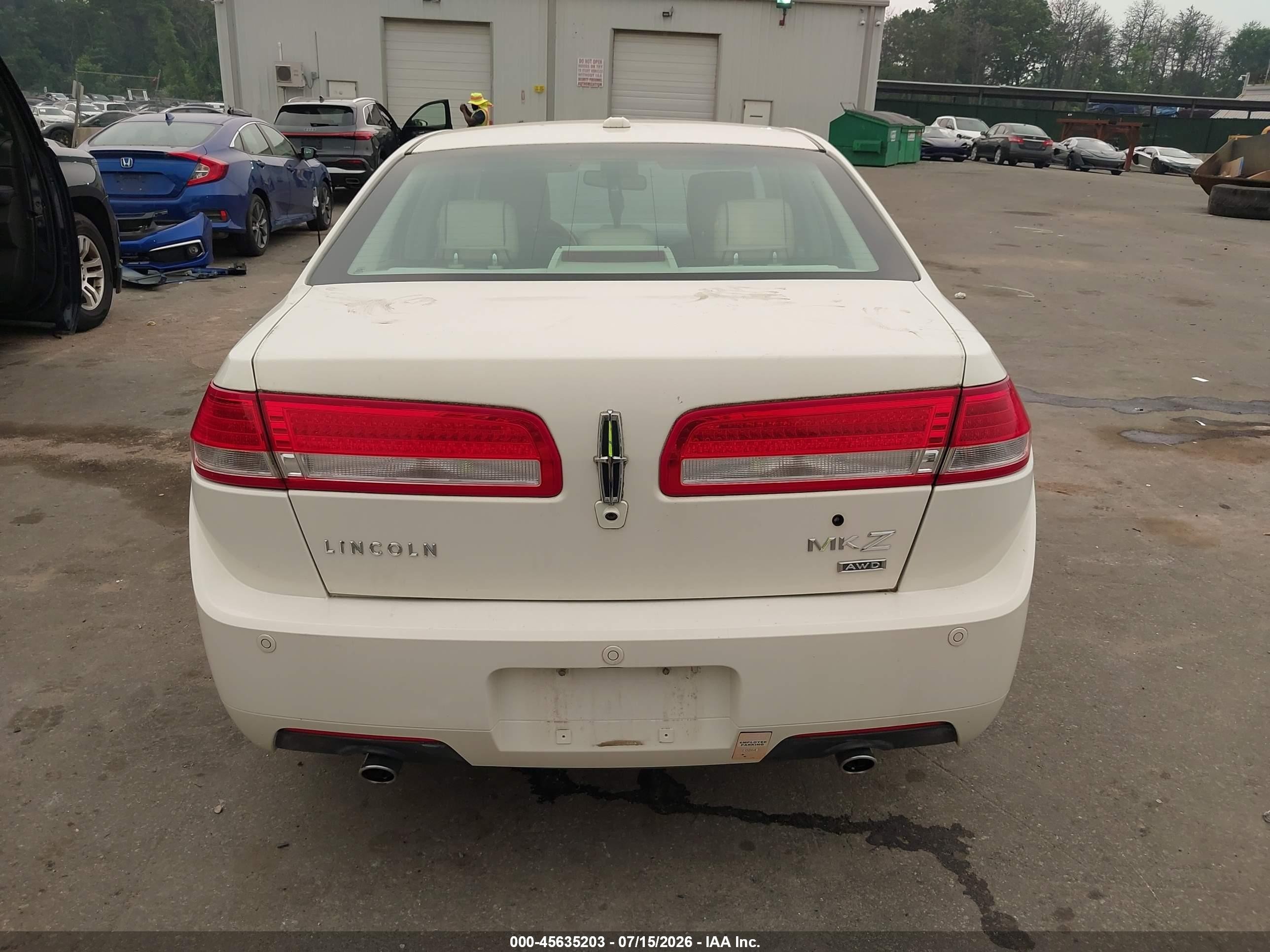 2012 Lincoln Mkz Белый vin: 3LNHL2JC4CR839227