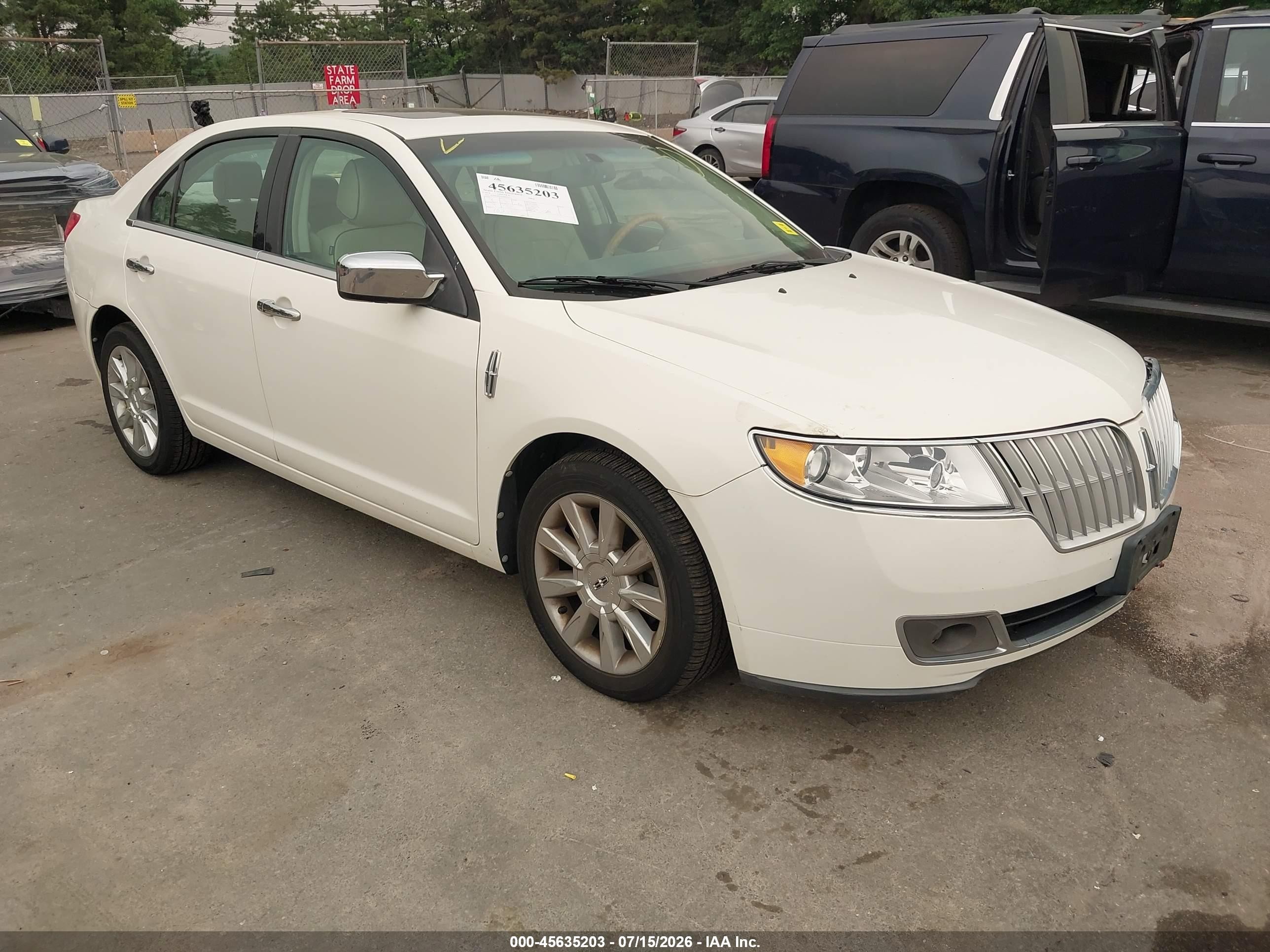 2012 Lincoln Mkz   Белый vin: 3LNHL2JC4CR839227
