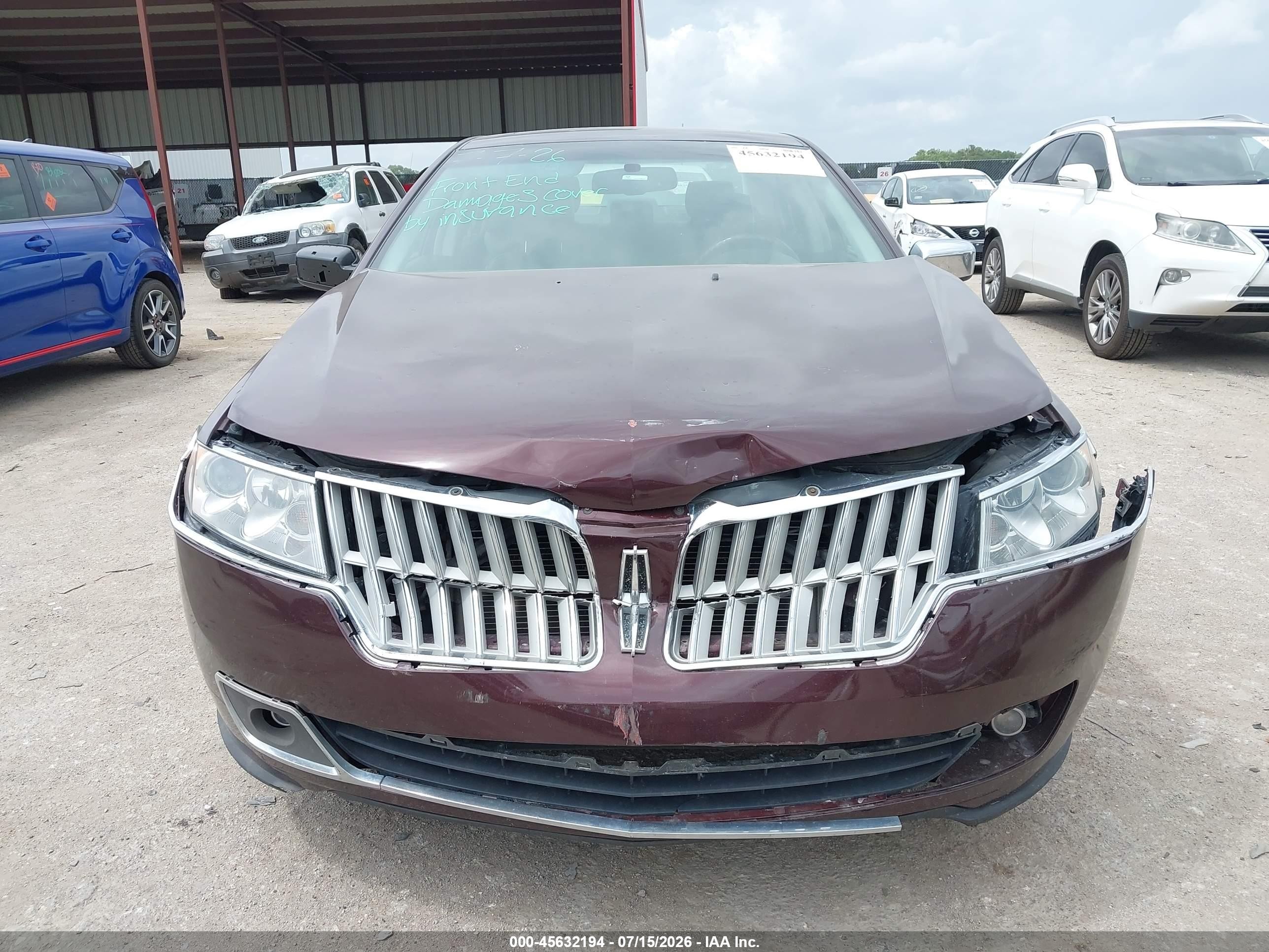 2011 Lincoln Mkz   Maroon vin: 3LNHL2JC5BR769011