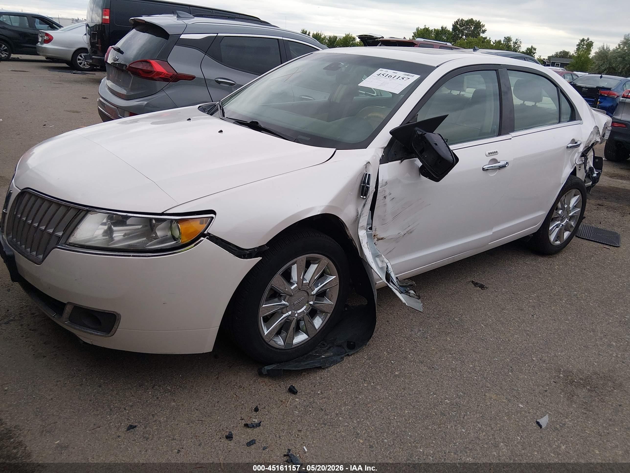 2011 Lincoln Mkz   White vin: 3LNHL2JC6BR764190