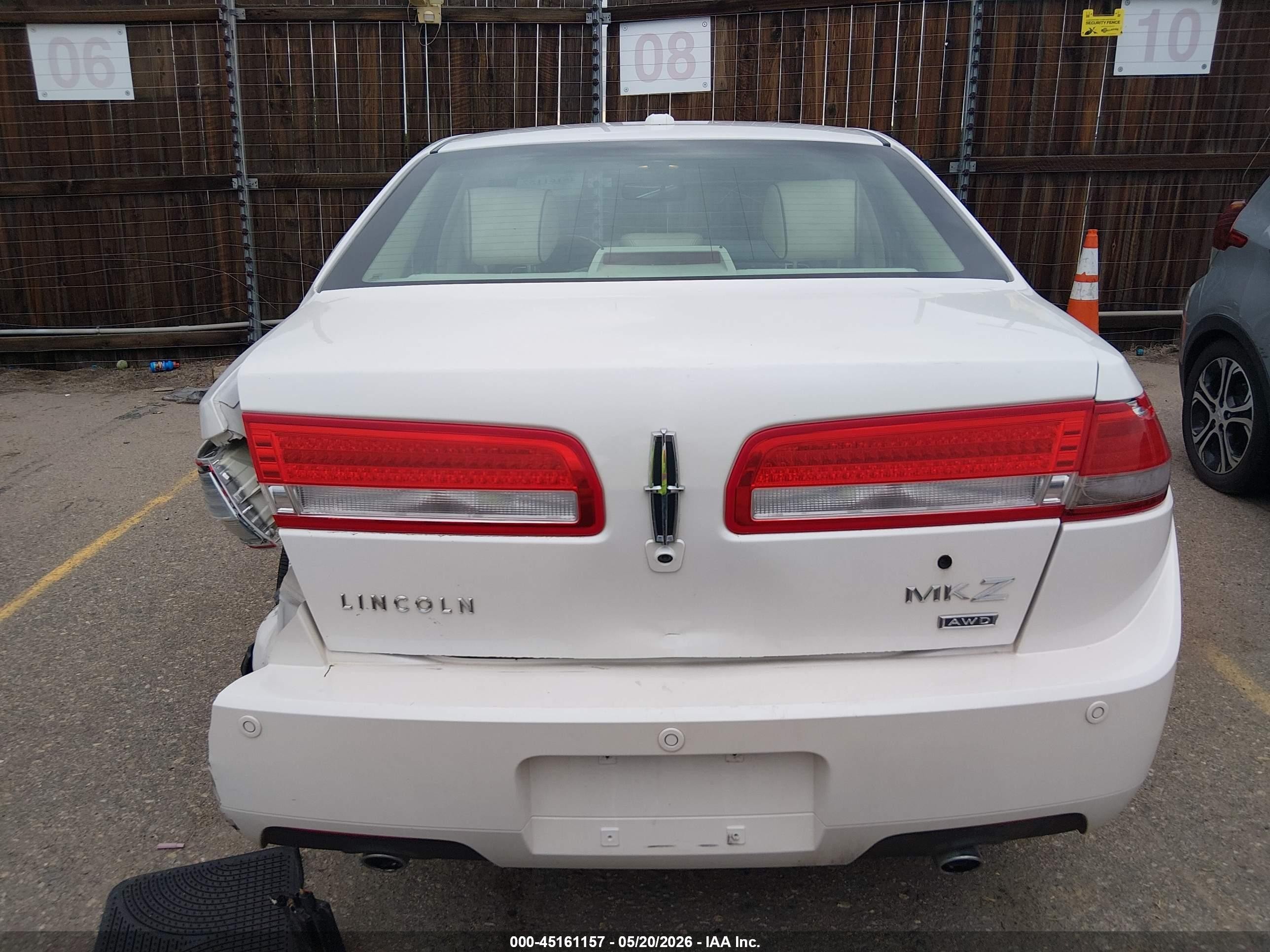 2011 Lincoln Mkz   White vin: 3LNHL2JC6BR764190
