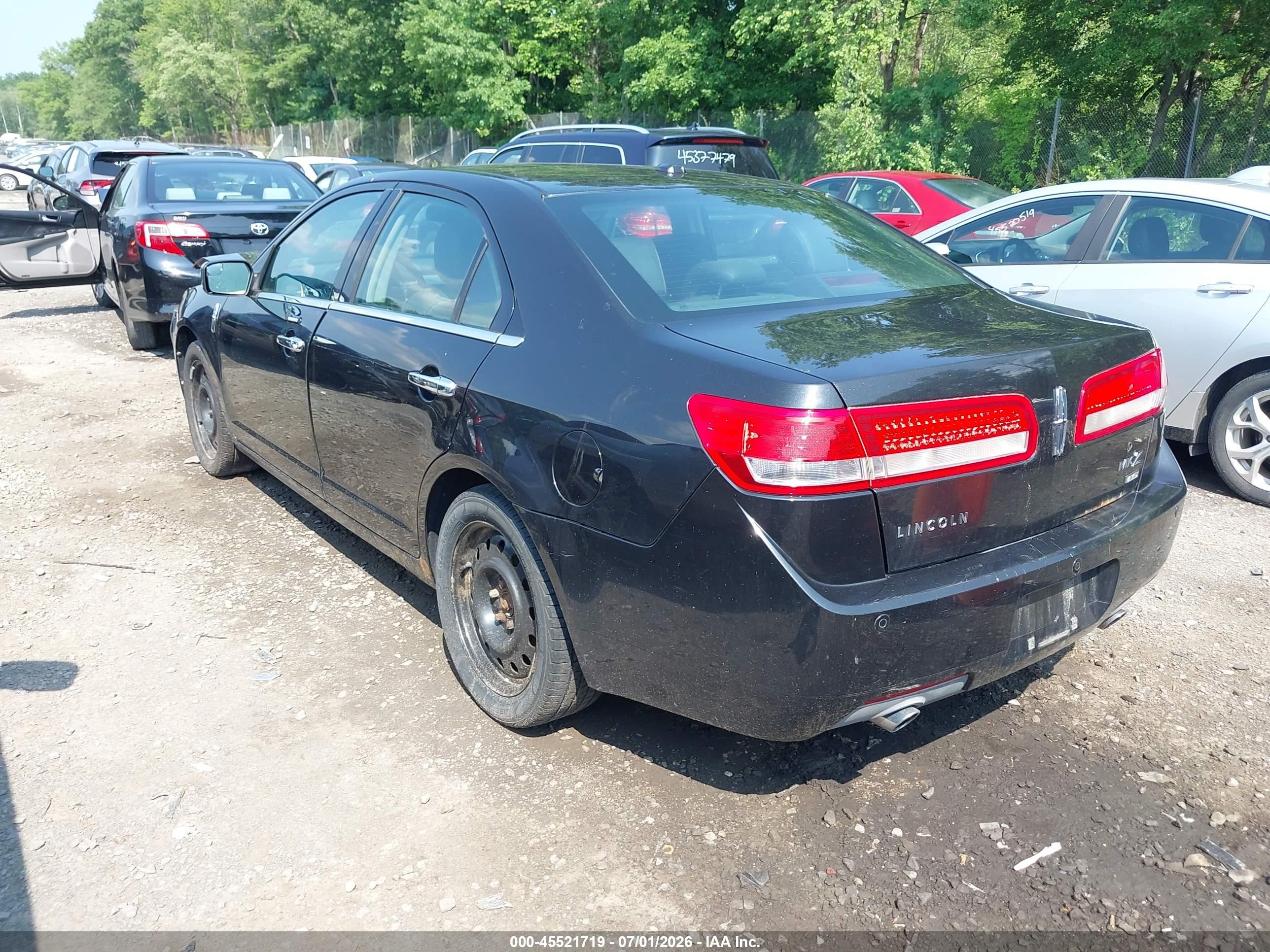 2011 Lincoln Mkz   Black vin: 3LNHL2JC6BR771804