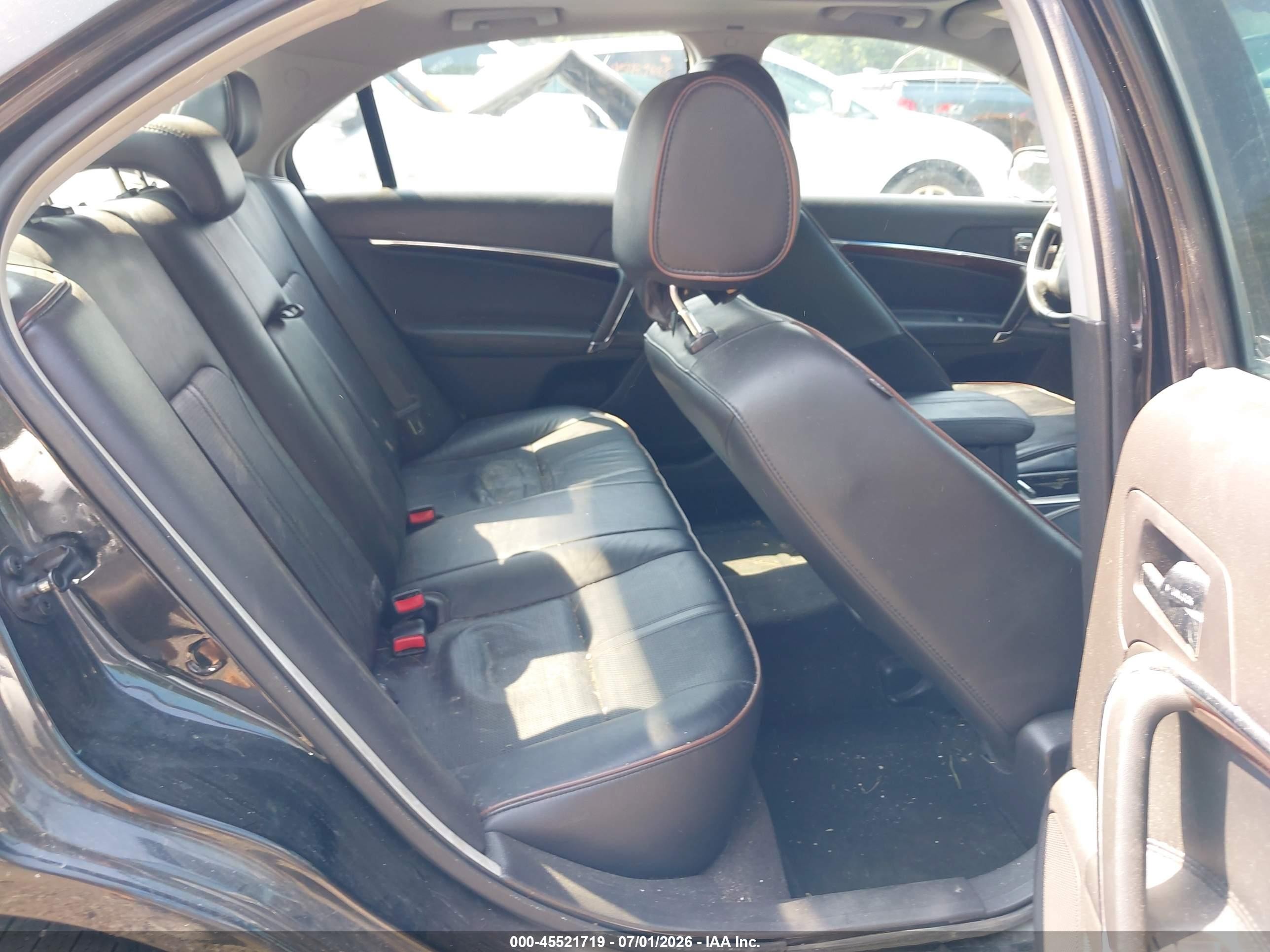 2011 Lincoln Mkz   Black vin: 3LNHL2JC6BR771804